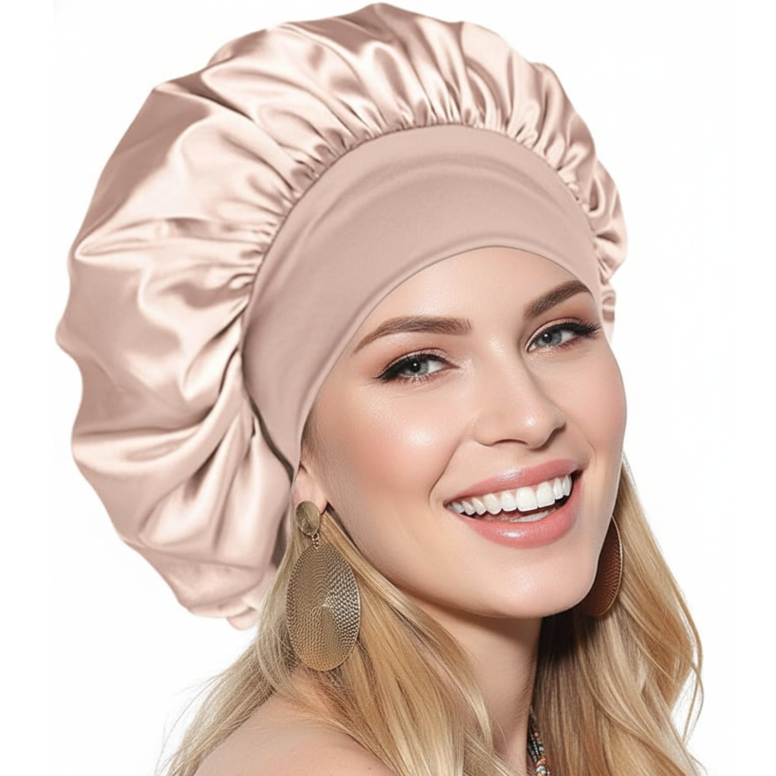 Loft & Aura™ Satin Wide-Brim Shower Cap