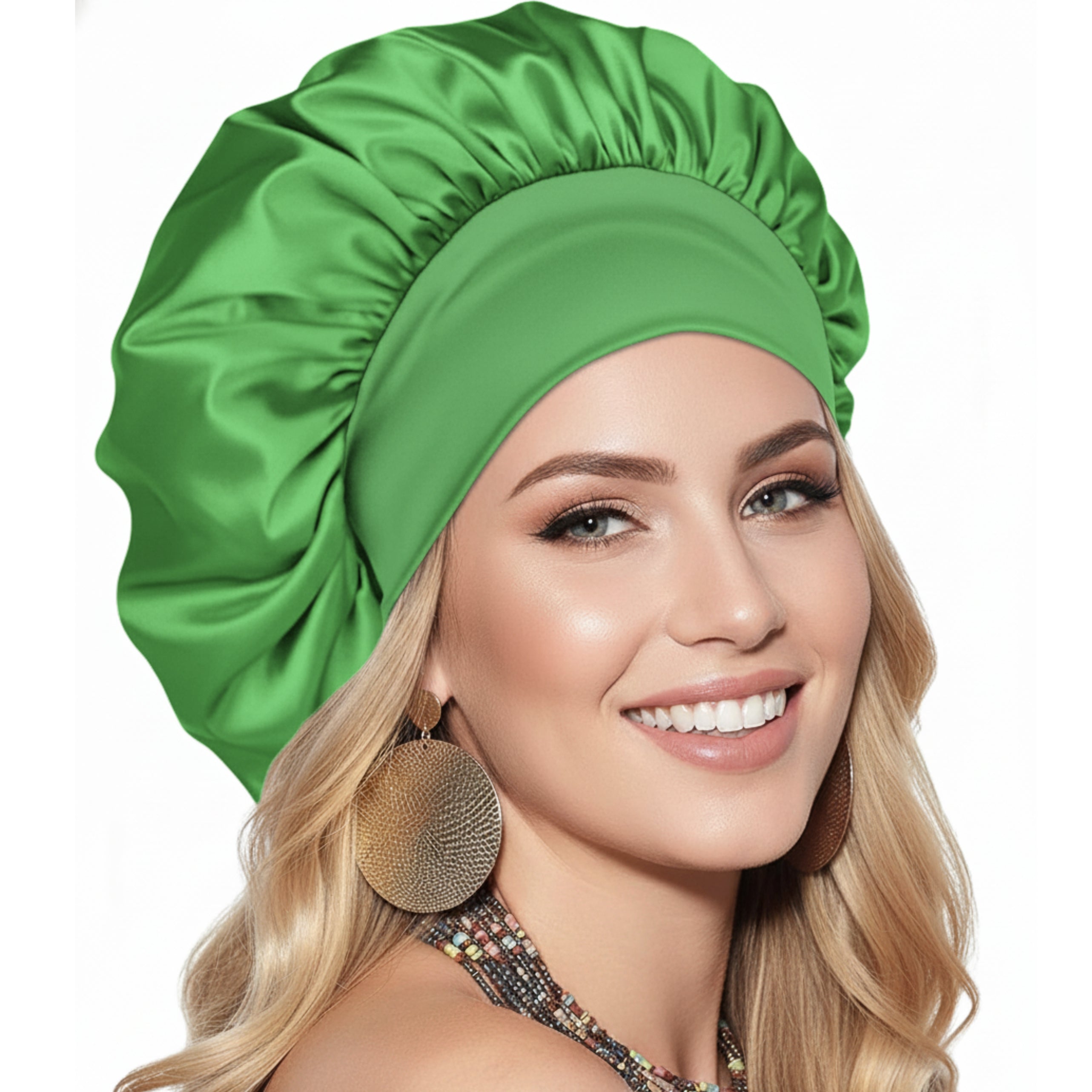 Loft & Aura™ Satin Wide-Brim Shower Cap