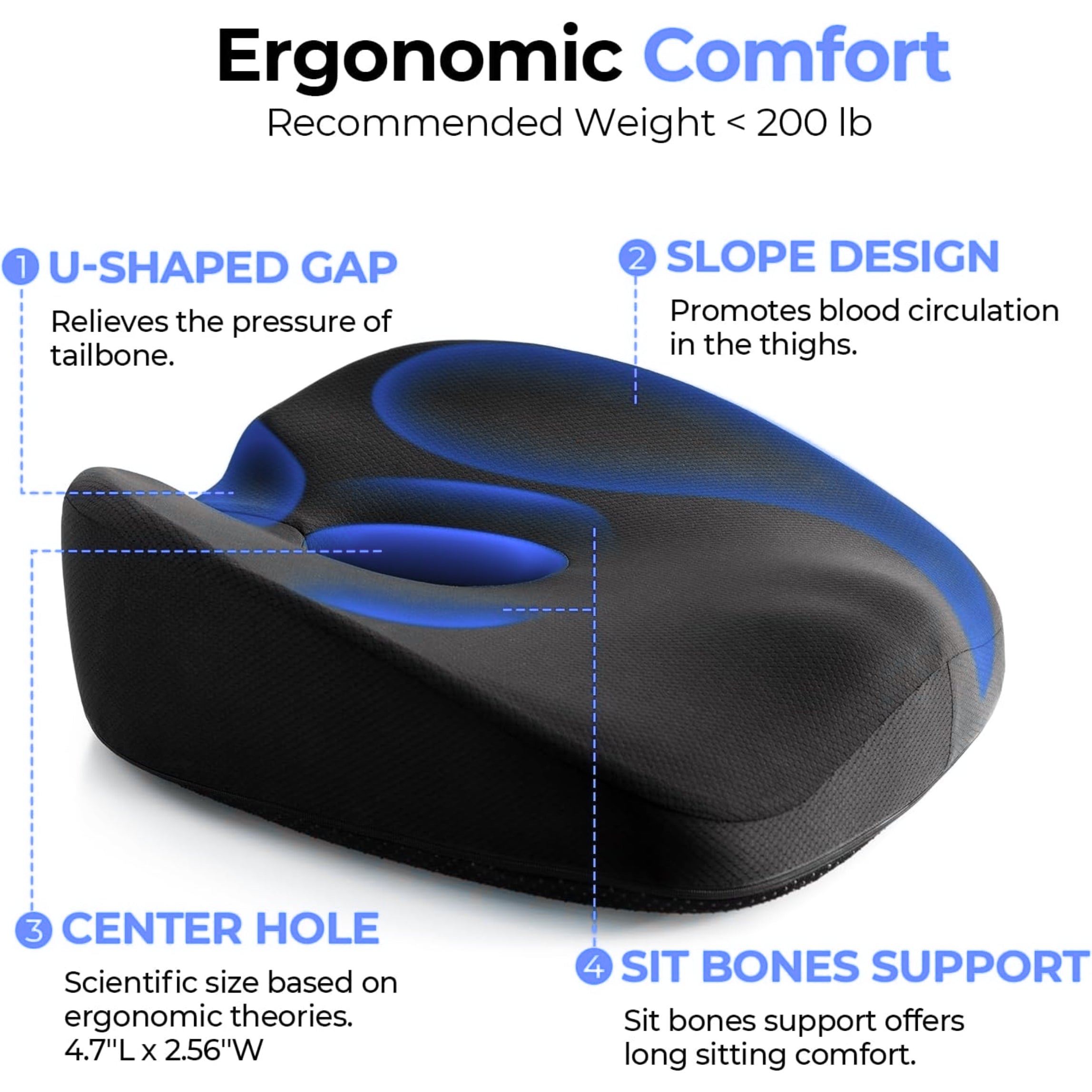 Loft & Aura™ Innovative Donut Cushion