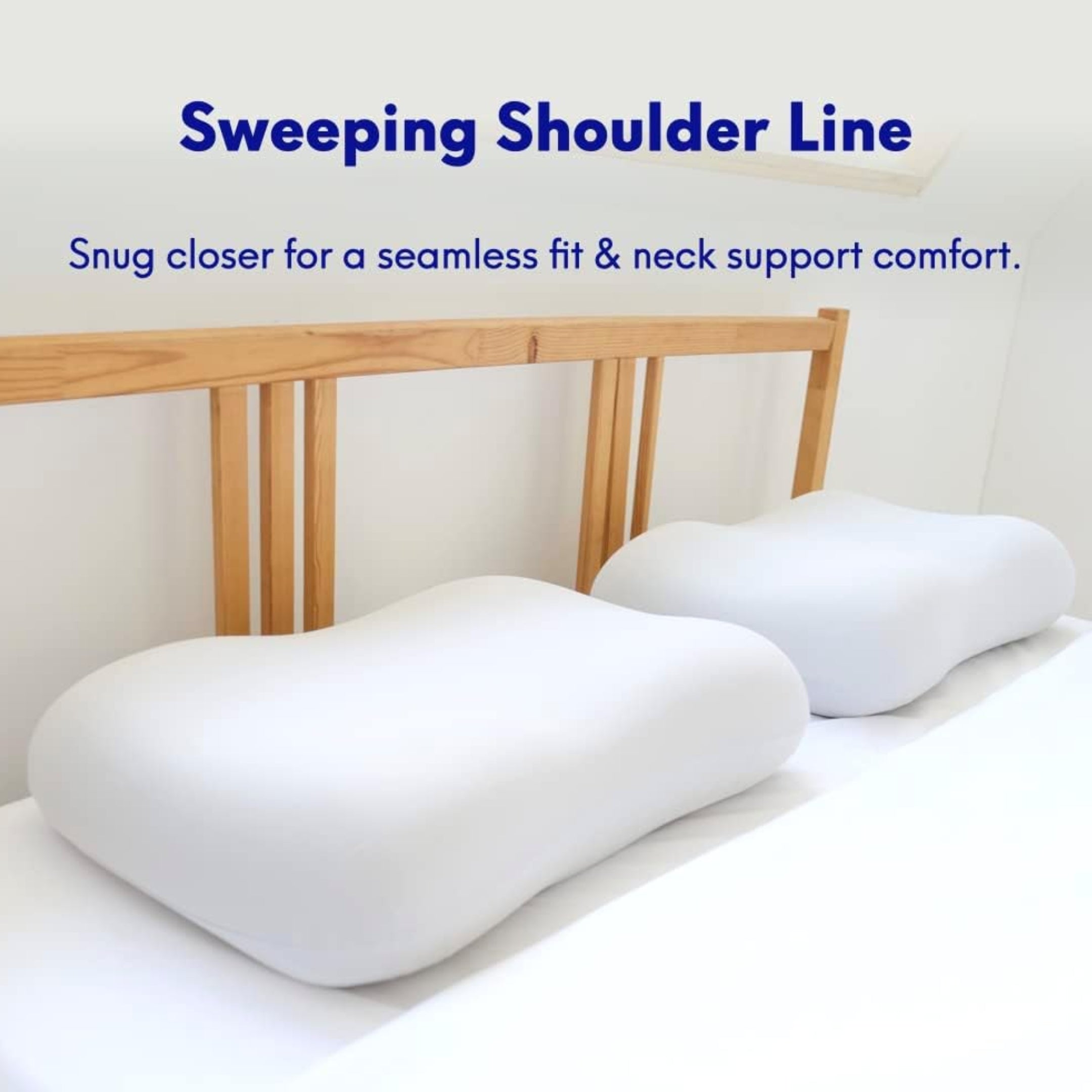 Loft & Aura™ Memory Foam Pillow for Neck Support