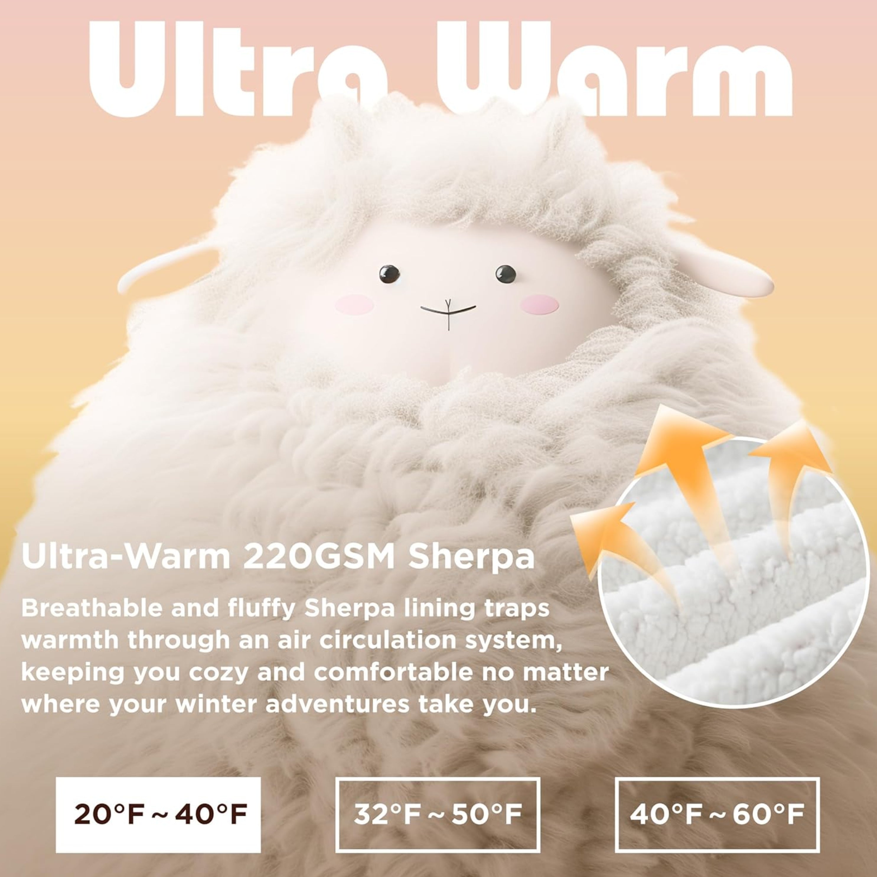 Loft & Aura™ Oversized Flannel Hoodie Blanket