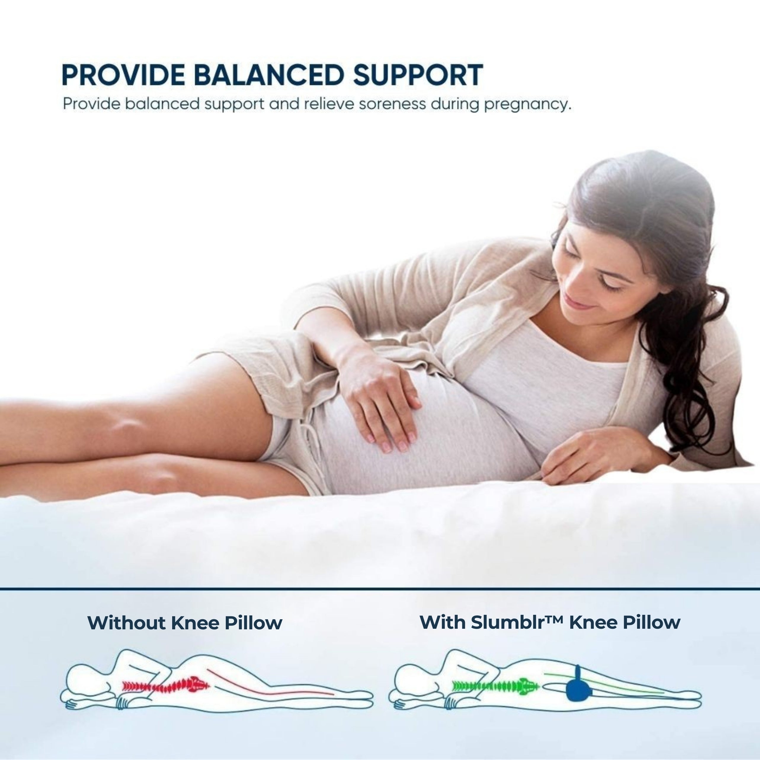 Loft & Aura™ Knee Pillow