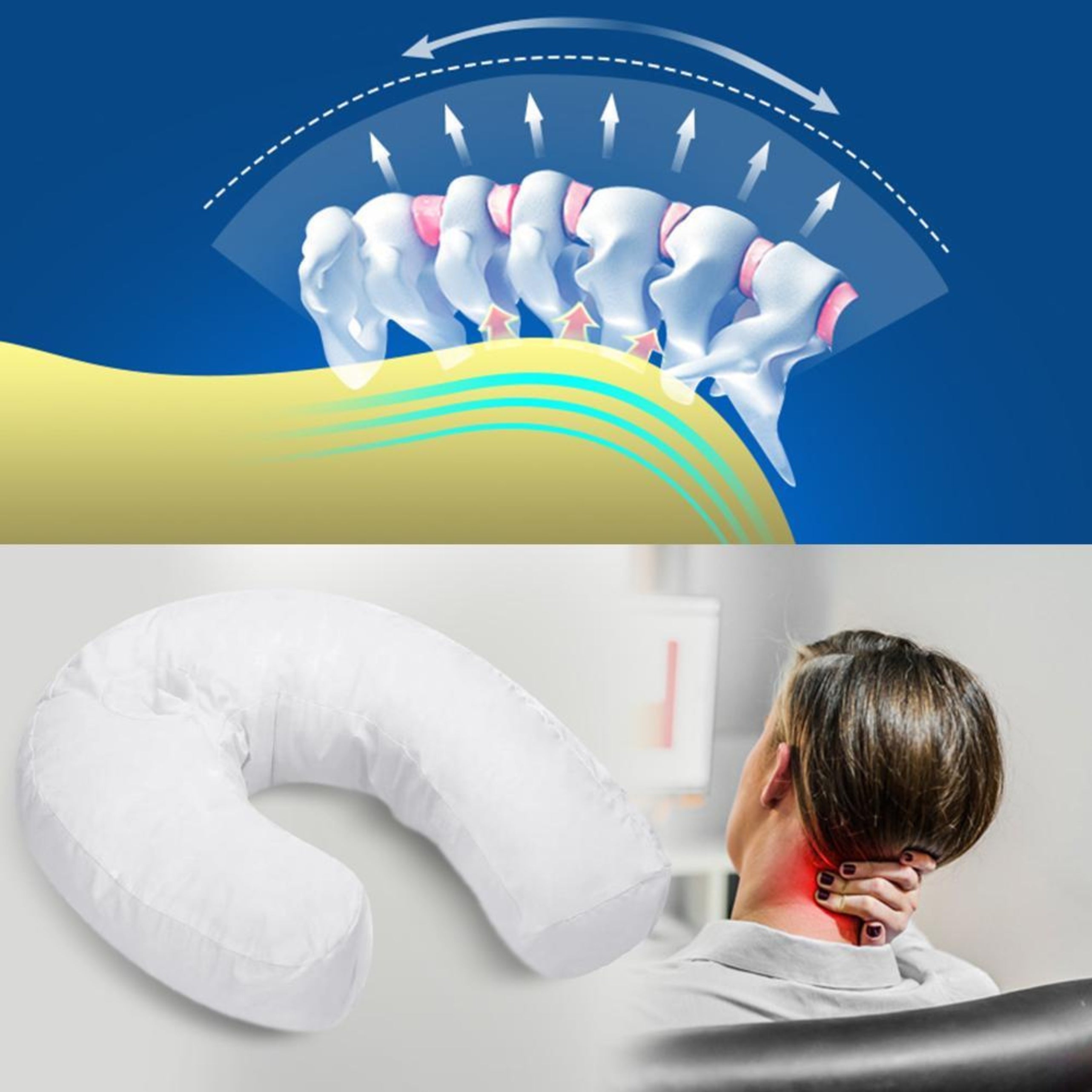 Loft & Aura™ U-Shape Contour Pillow