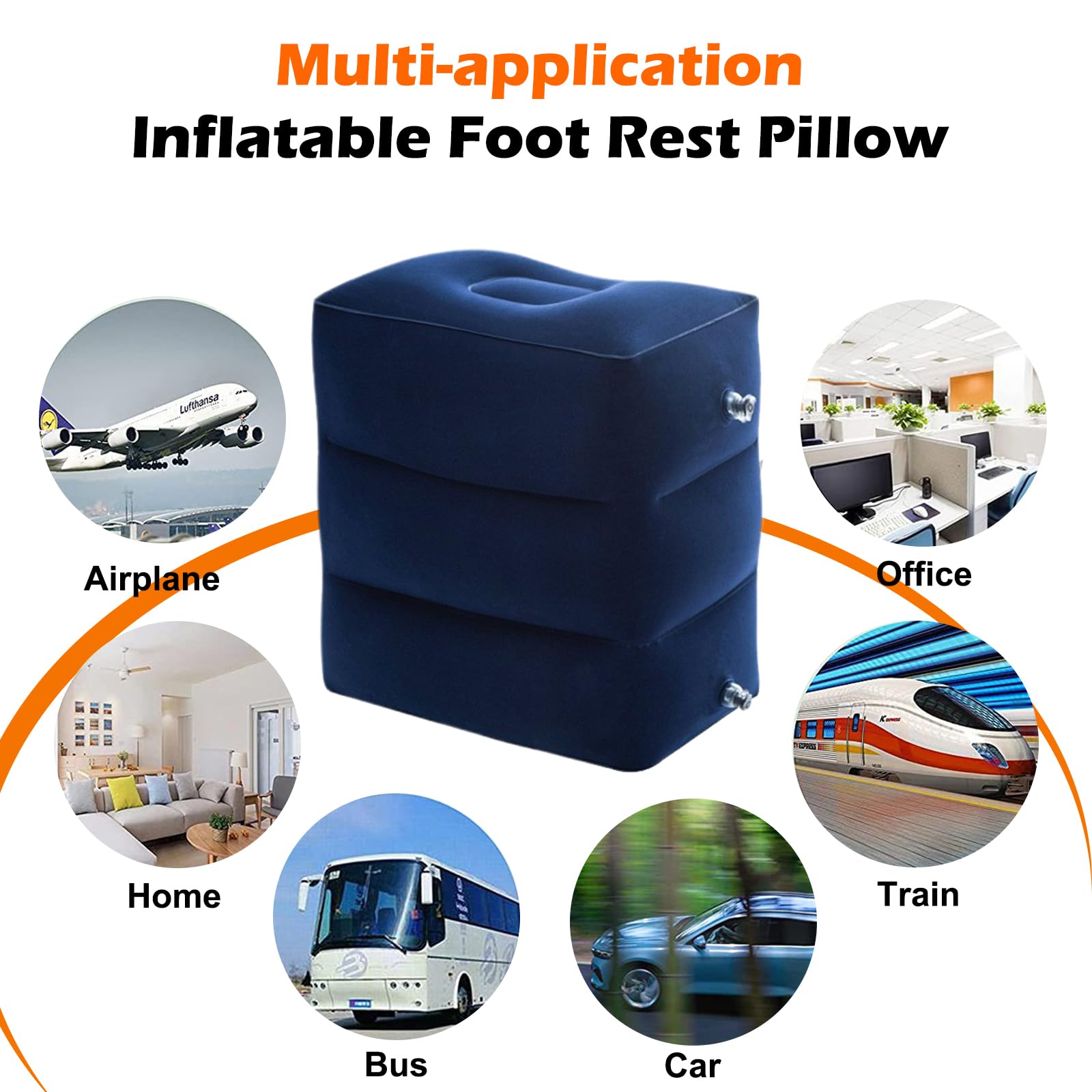 Loft & Aura™ Inflatable Foot Rest Pillow