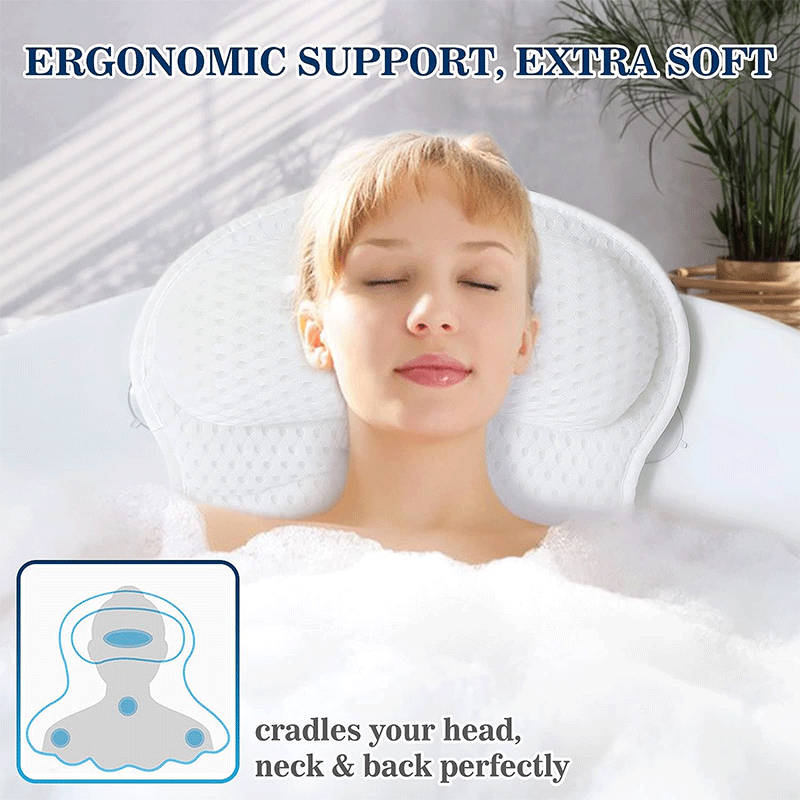 Loft & Aura™ Wave Pattern Bath Pillow