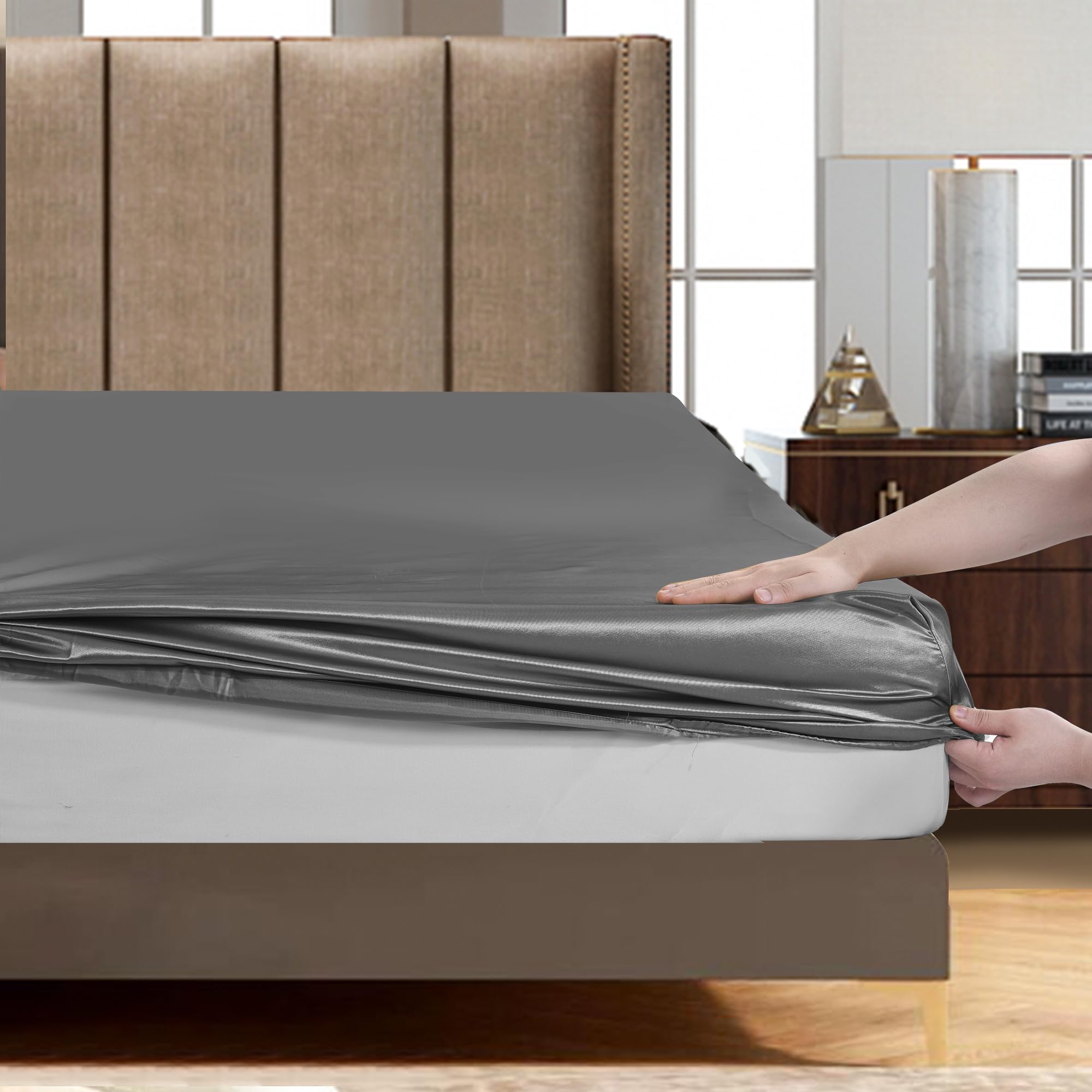 Loft & Aura™ Solid Silk Bedding Set