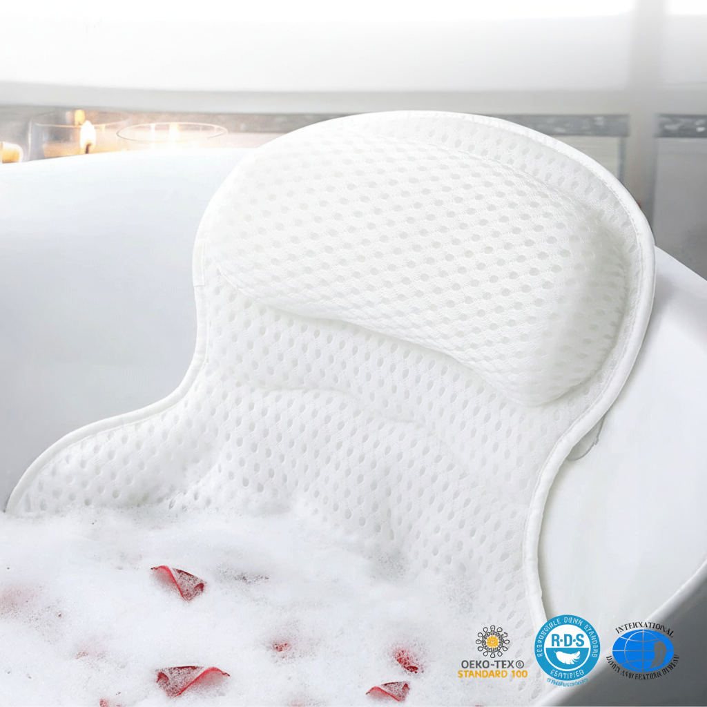 Loft & Aura™ Wave Pattern Bath Pillow