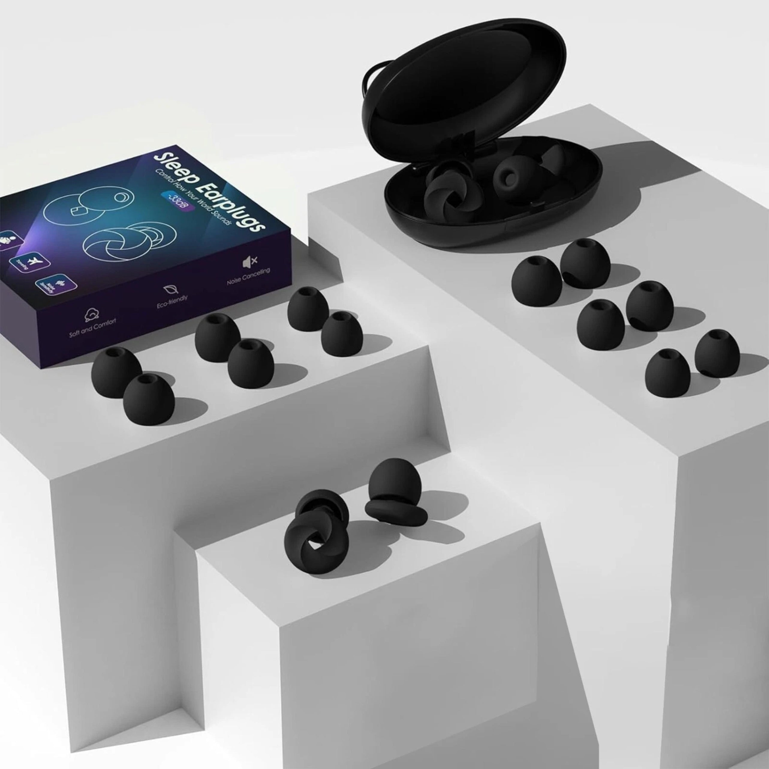 Loft & Aura™ Ultra Soft Sleep Earplugs