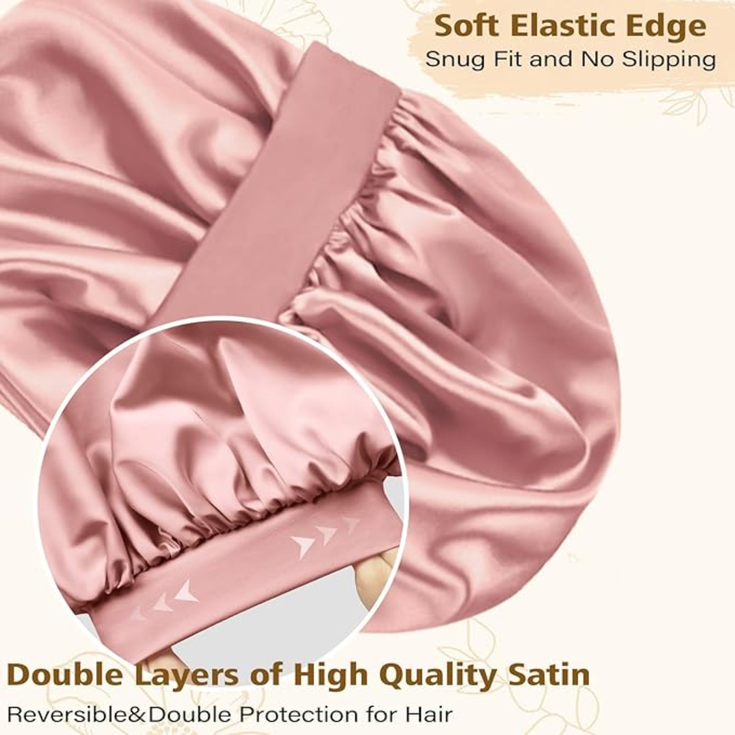 Loft & Aura™ Satin Wide-Brim Shower Cap