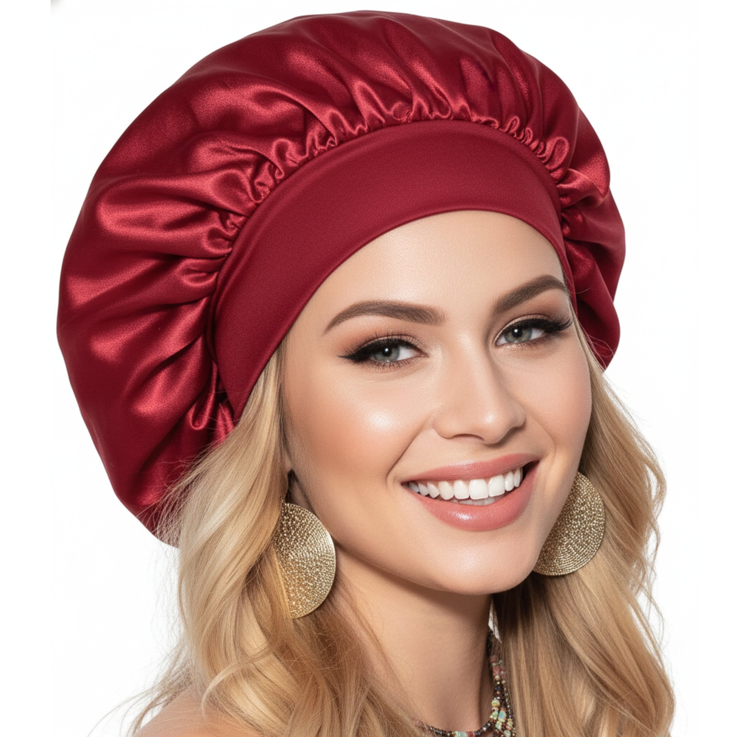 Loft & Aura™ Satin Wide-Brim Shower Cap