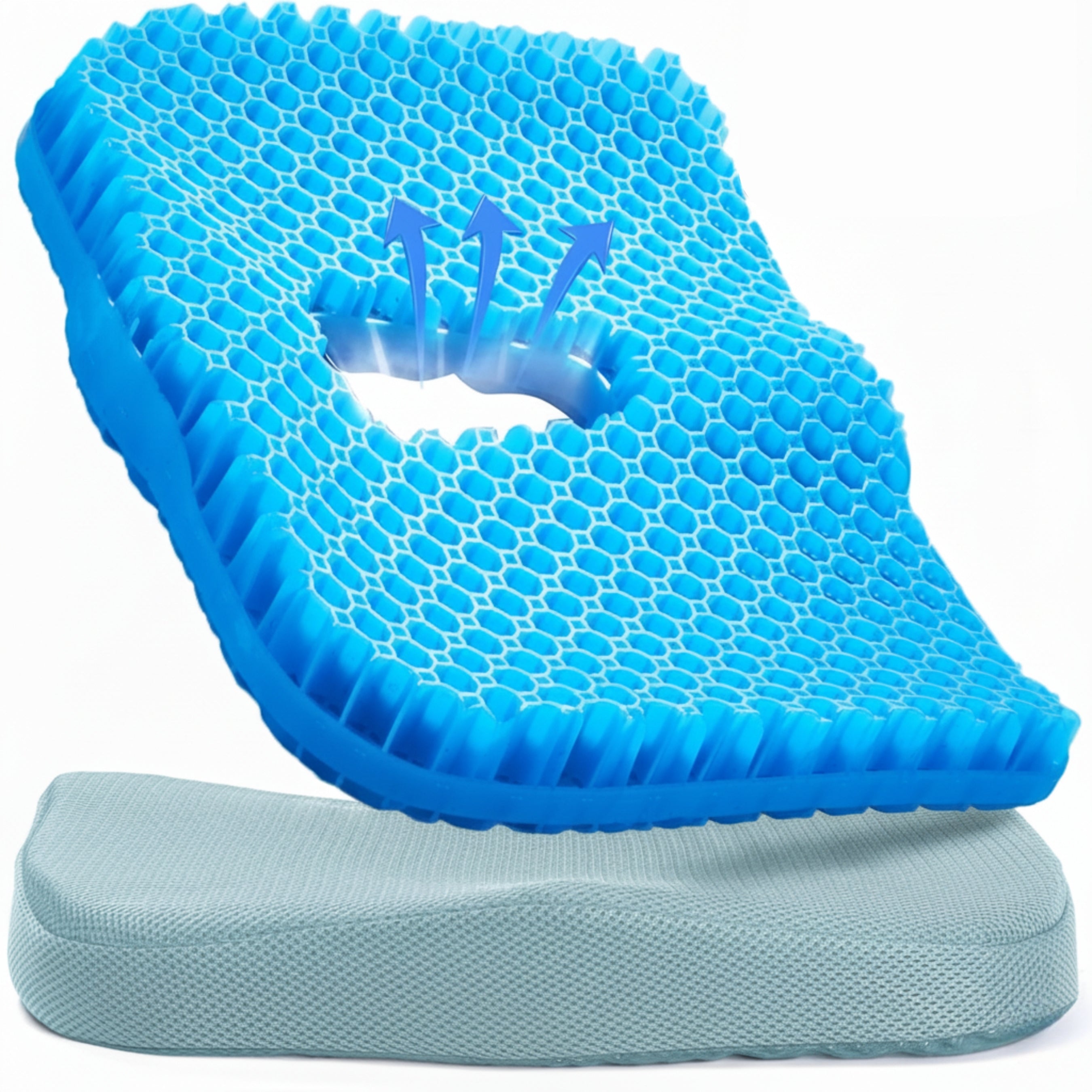Loft & Aura™ Honeycomb Gel Silicone Seat Cushion