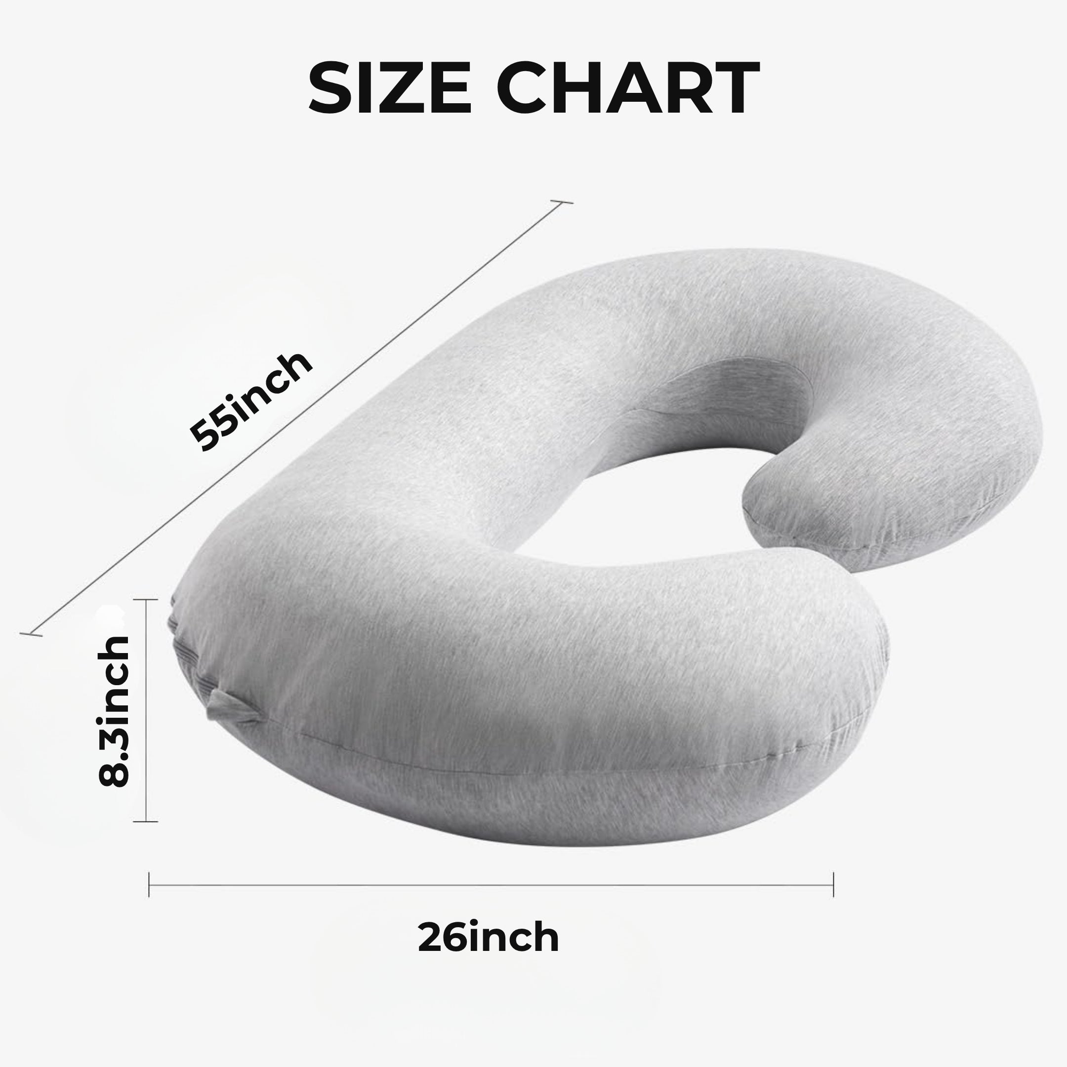 Loft & Aura™ C-Shaped Pillow