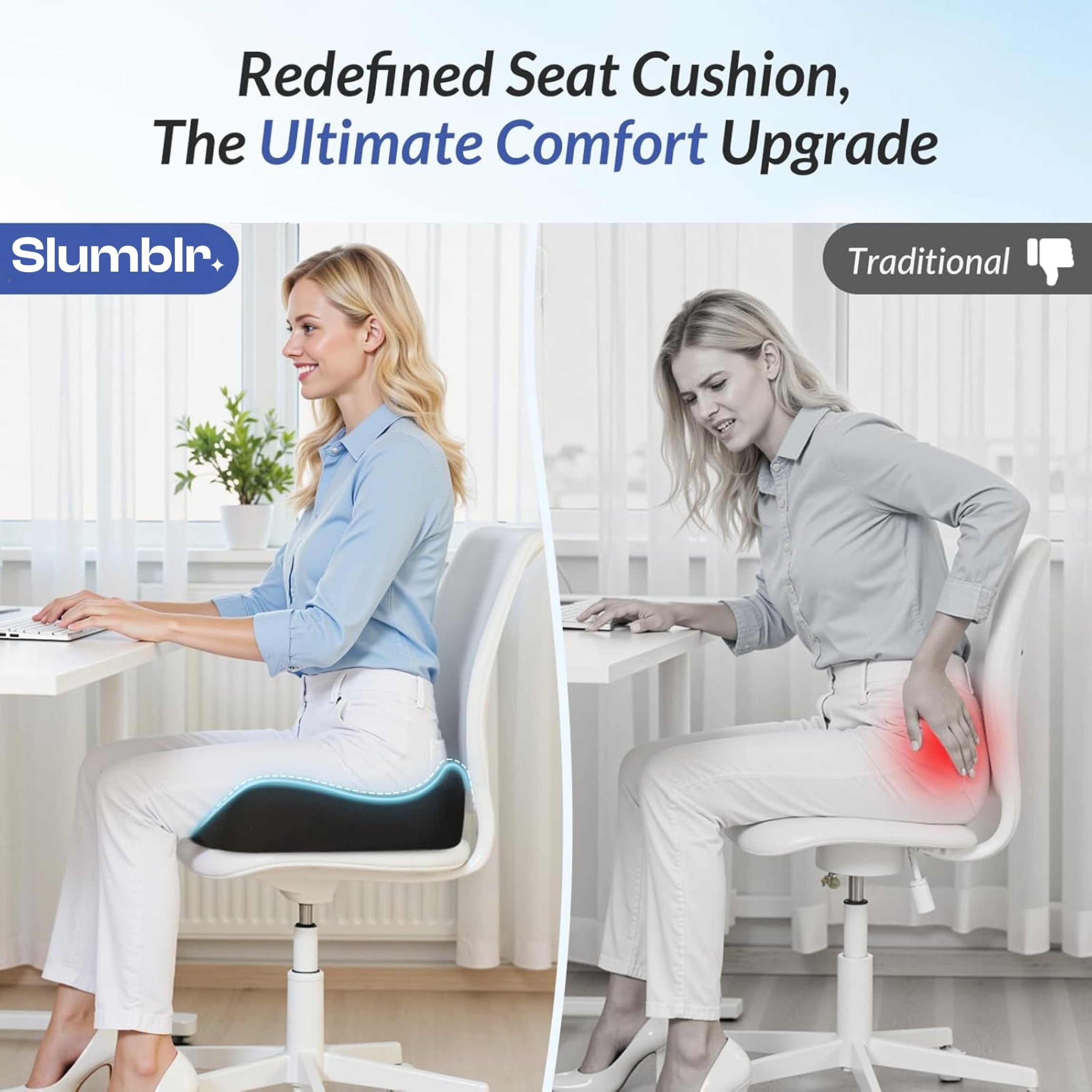 Loft & Aura™ U-Shaped Memory Foam Travel Cushion