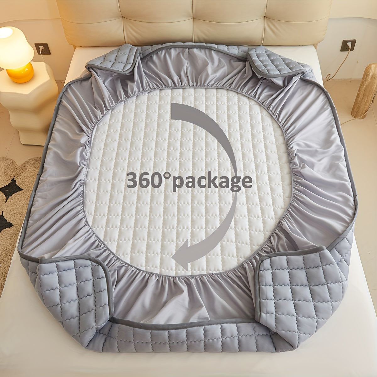 Loft & Aura™ Waterproof Thicken Mattress Protector