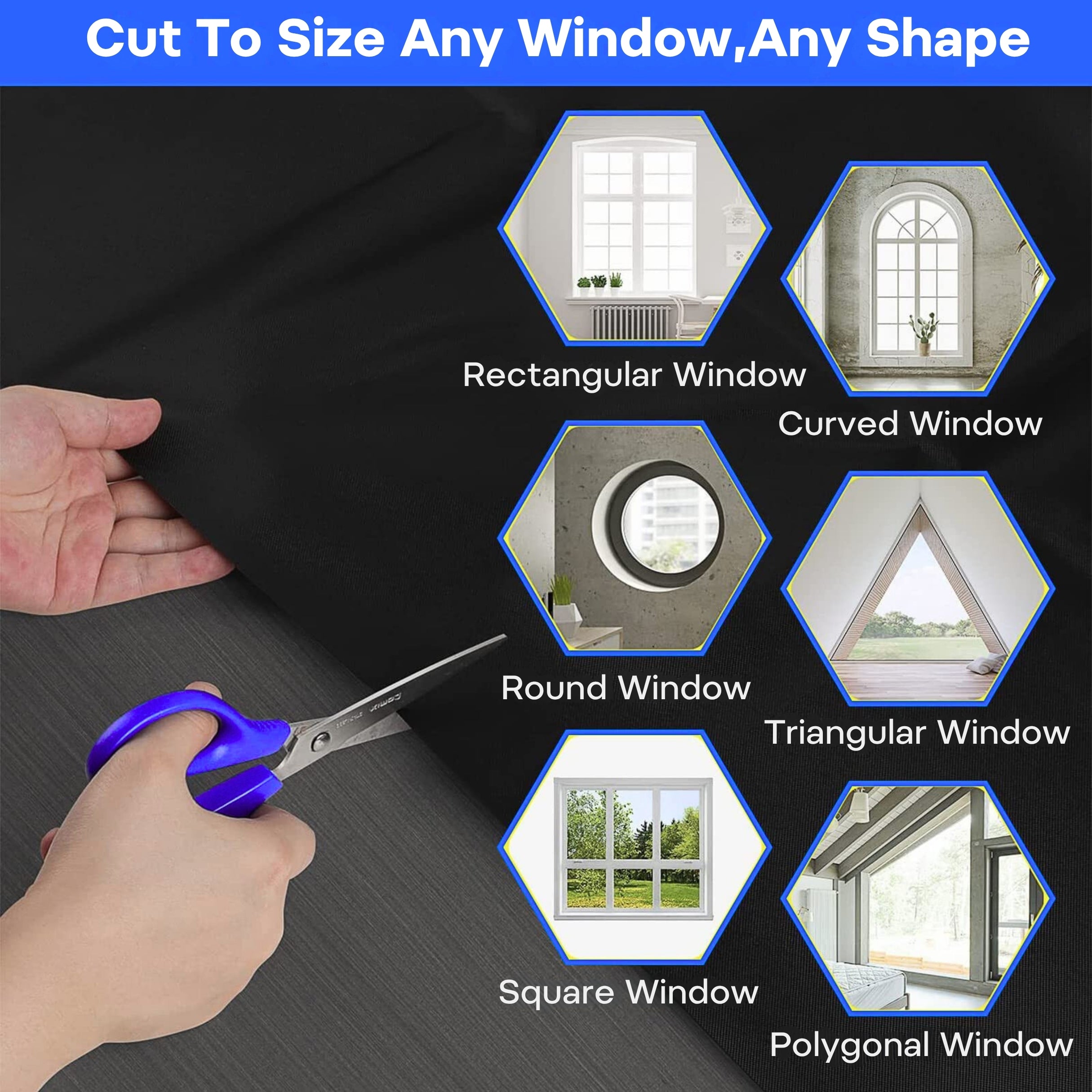 Loft & Aura™ Magnetic Portable Blackout Window Shades