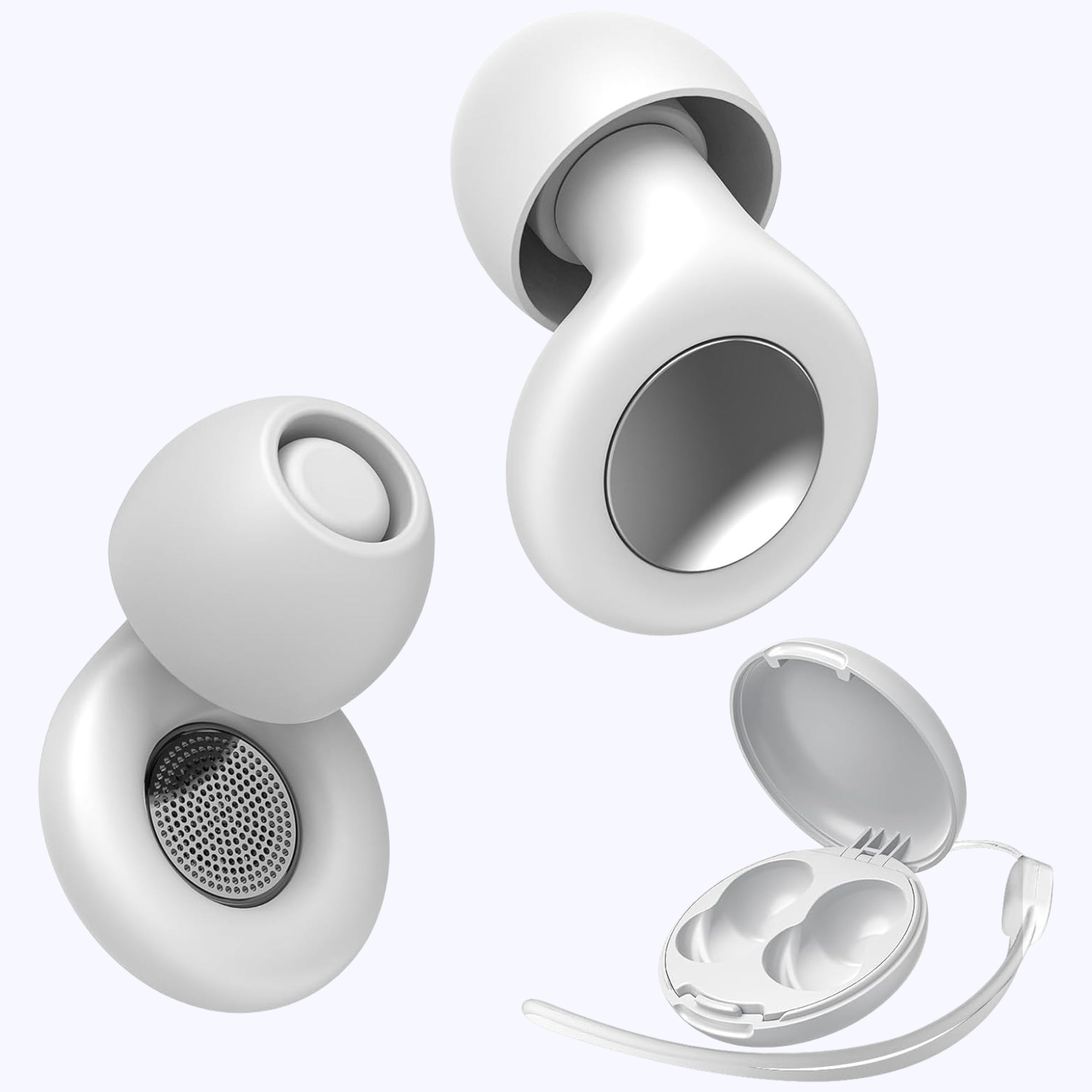 Loft & Aura™ Silicone Earplugs Set – Noise Reduction & Waterproof