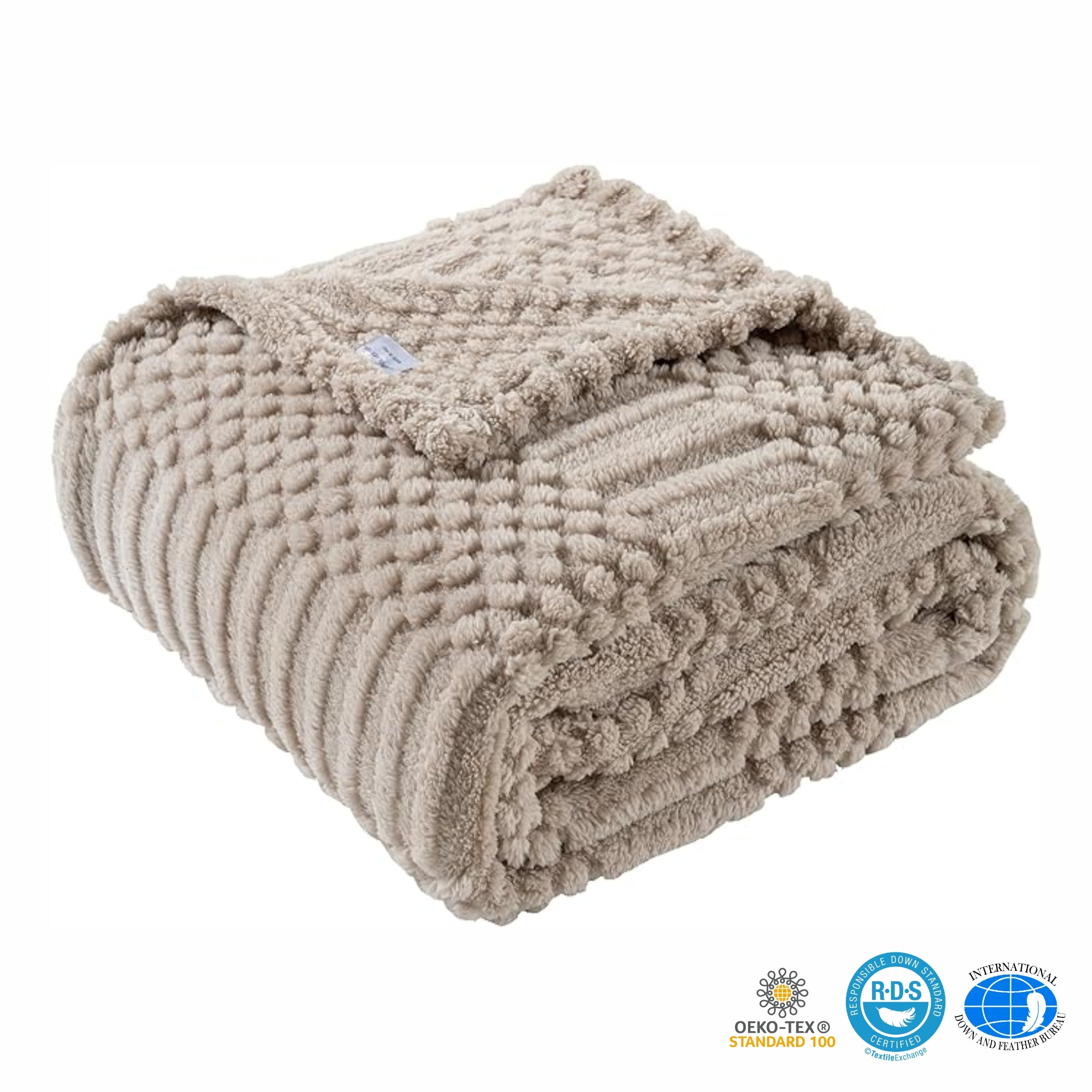 Loft & Aura™ Soft Throw Blanket for Couch or Bed – Lightweight Fleece Boho Blanket