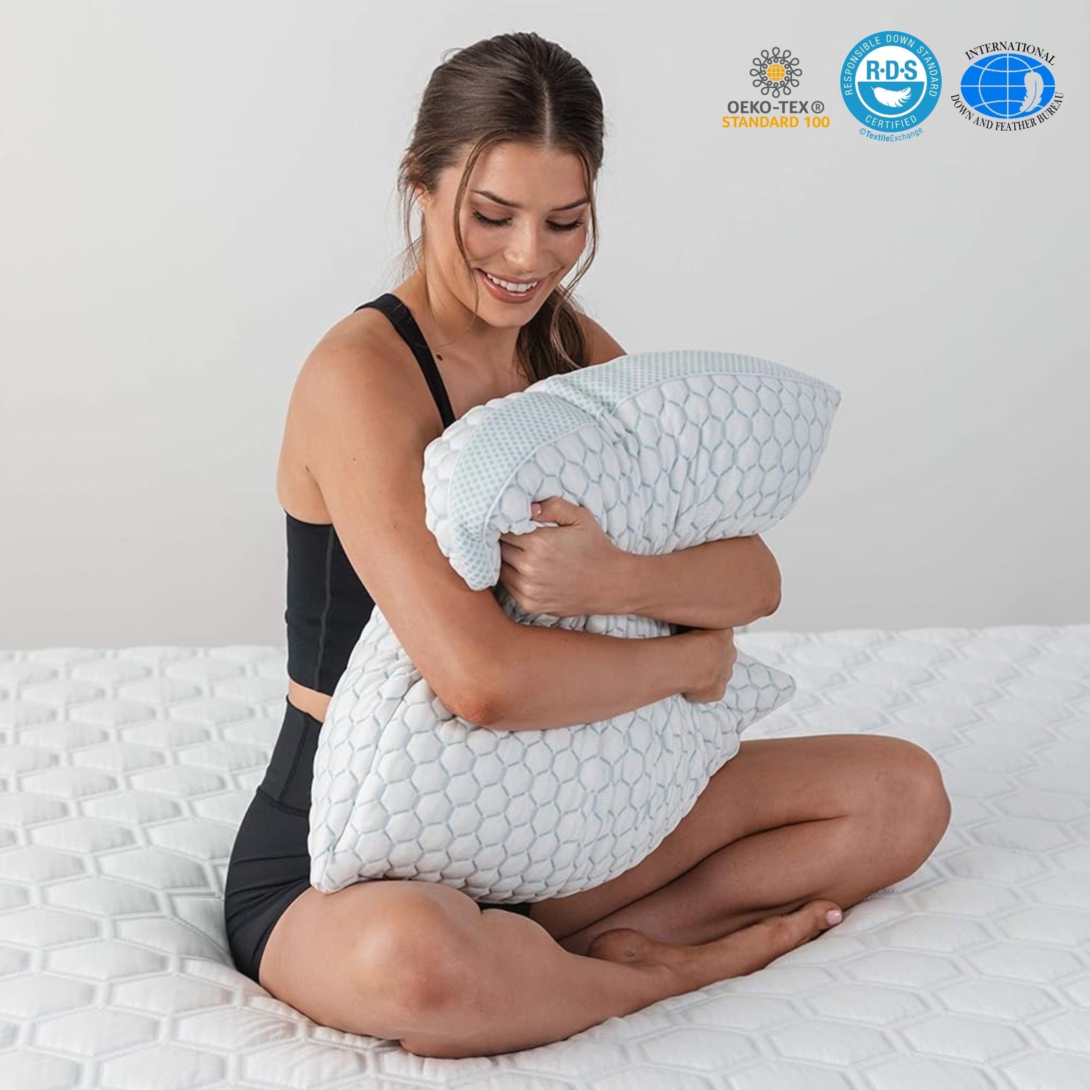 Loft & Aura™ Cooling Shredded Memory Foam Pillow for Adjustable Comfort