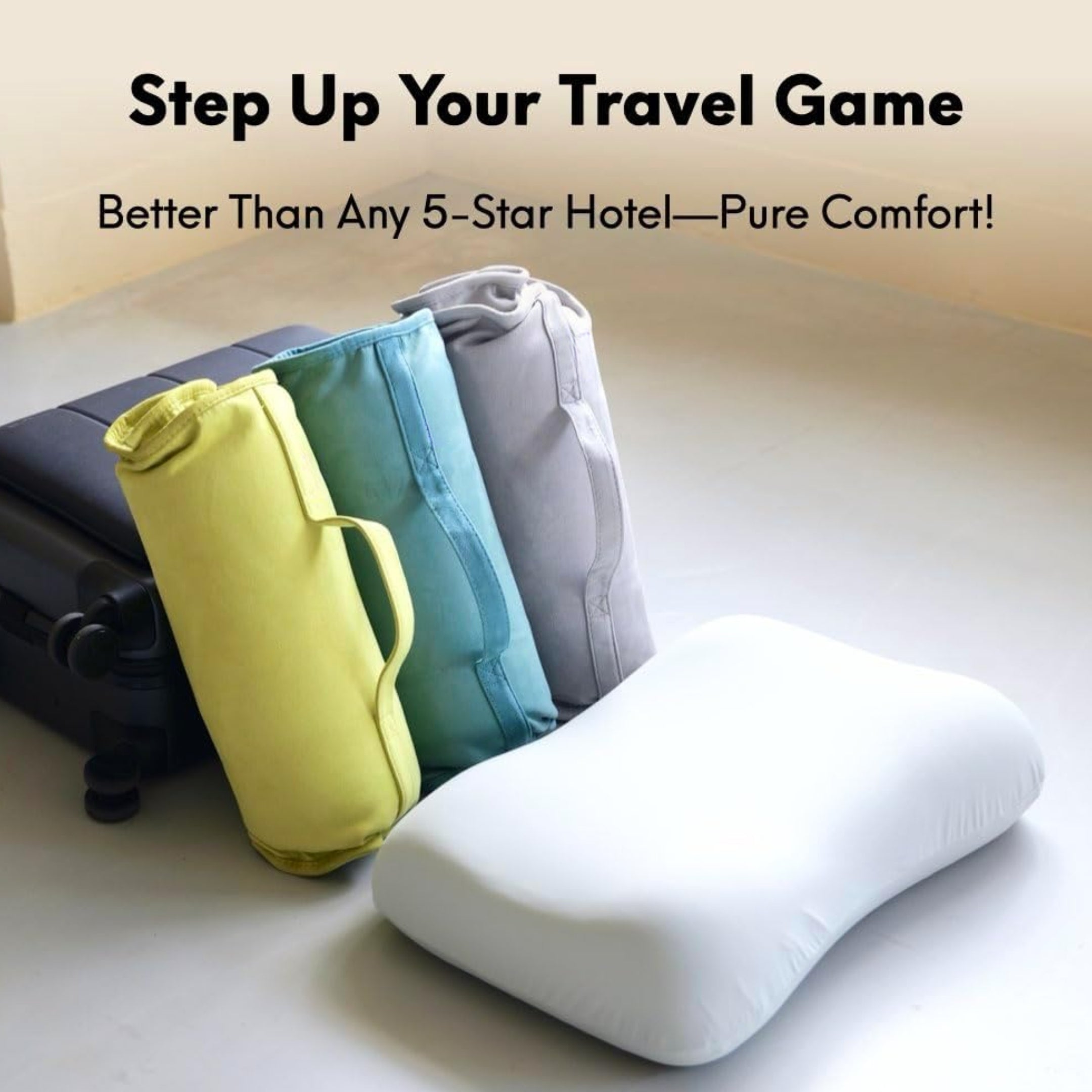 Loft & Aura™ Memory Foam Pillow for Neck Support