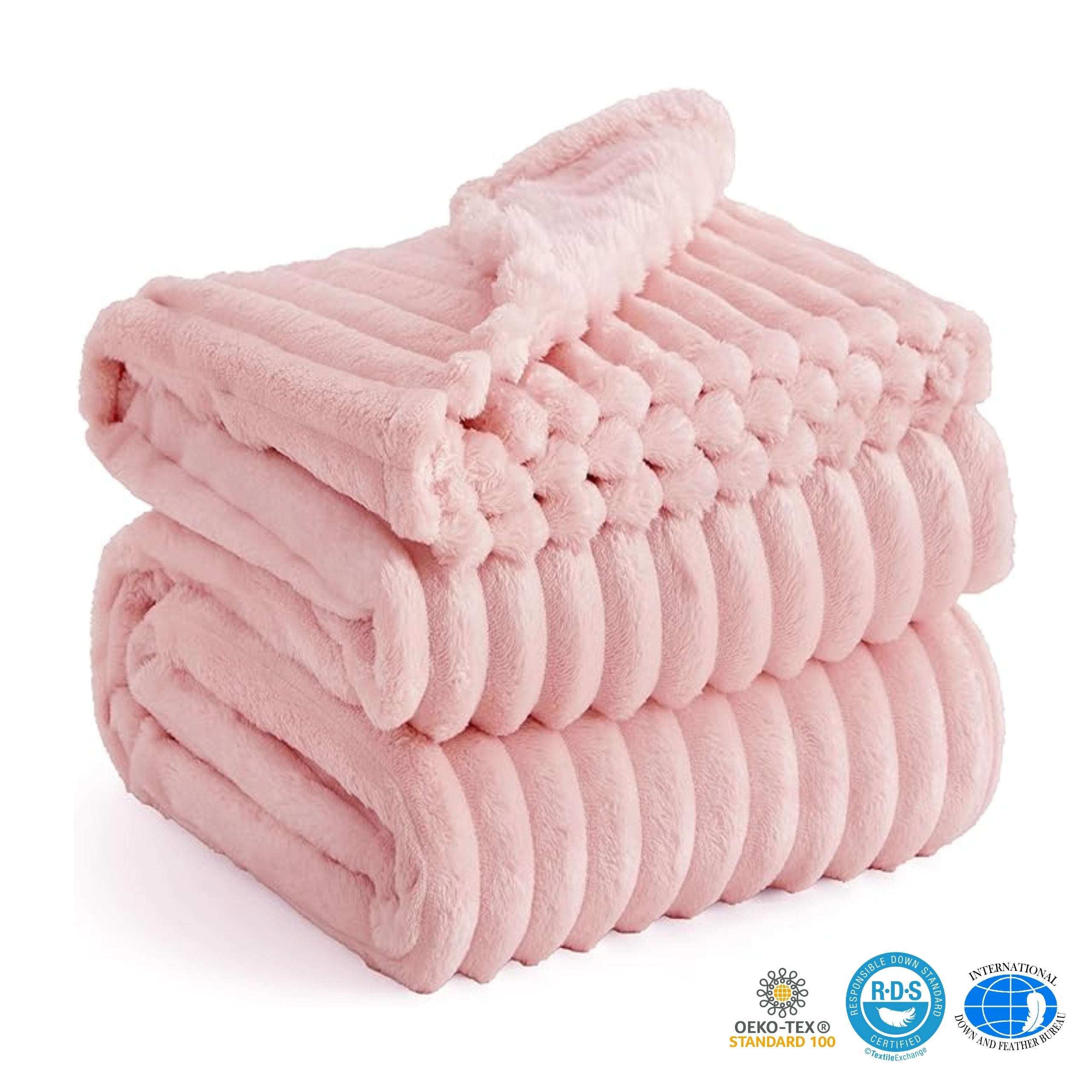 Loft & Aura™ Faux Rabbit Fur Throw Blanket