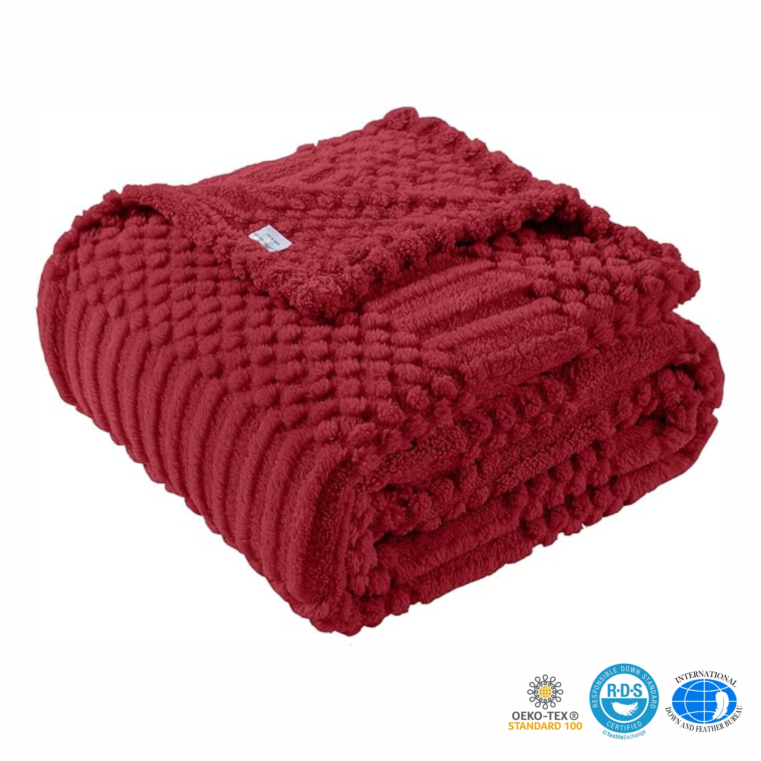 Loft & Aura™ Soft Throw Blanket for Couch or Bed – Lightweight Fleece Boho Blanket