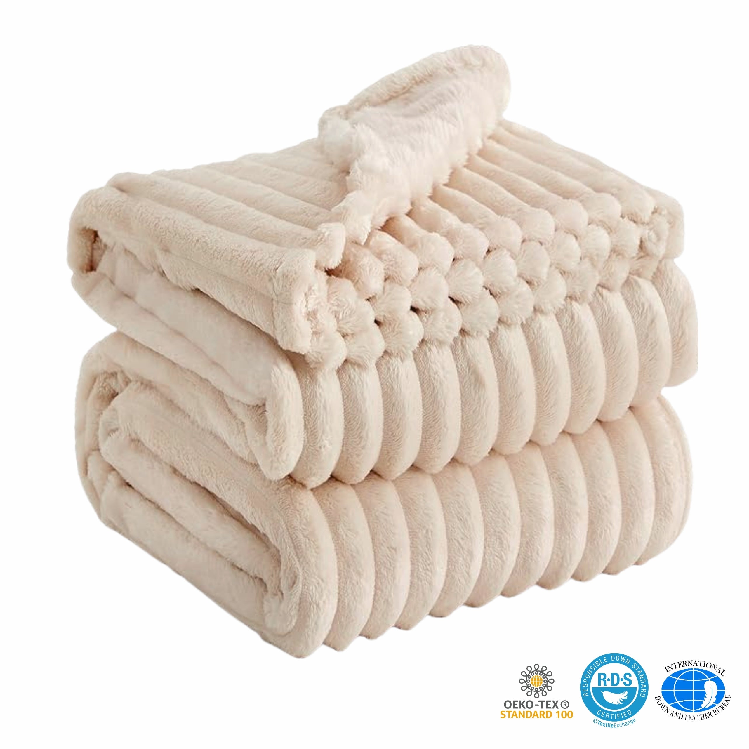 Loft & Aura™ Faux Rabbit Fur Throw Blanket