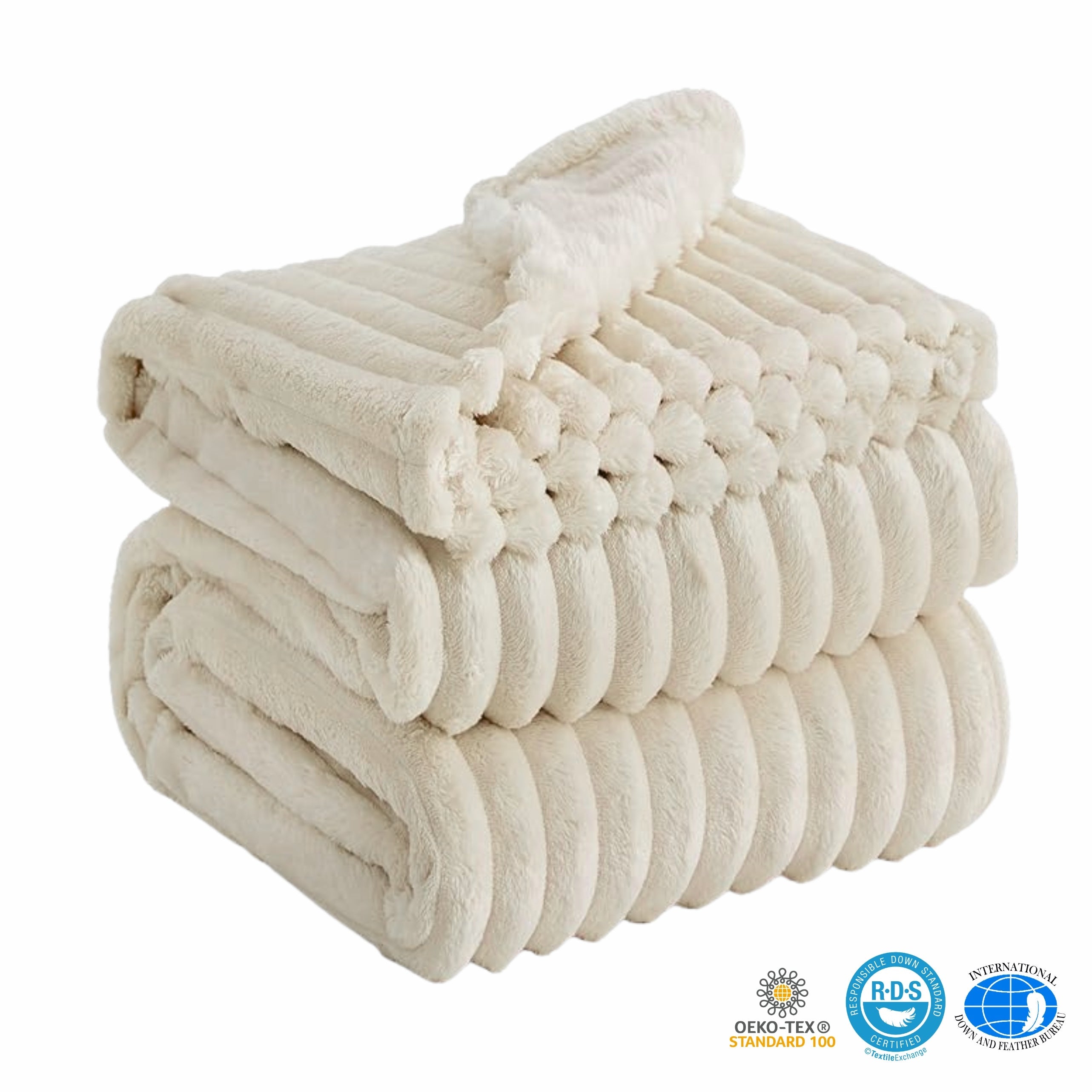 Loft & Aura™ Faux Rabbit Fur Throw Blanket