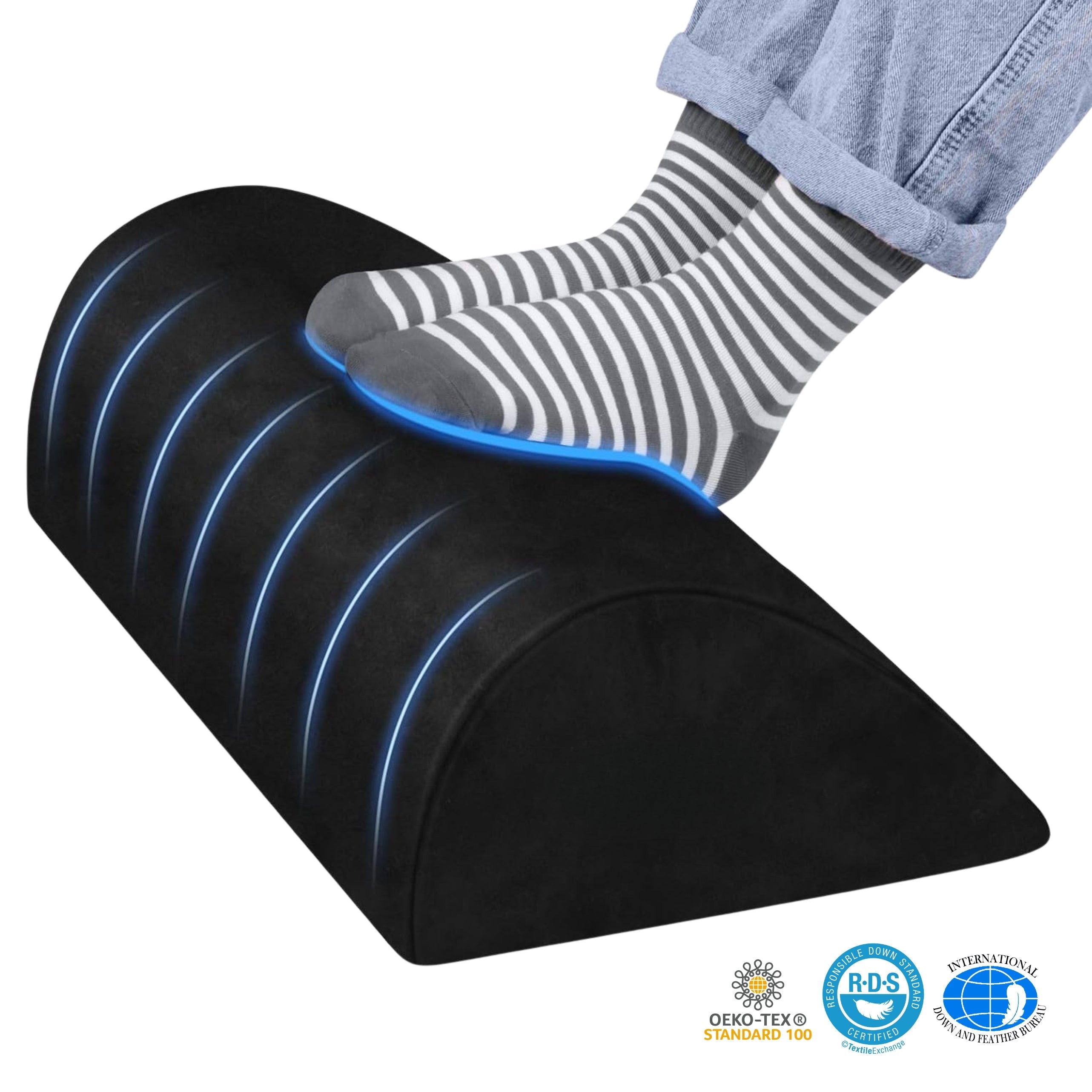 Loft & Aura™ Ergonomic Foot Rest for Office & Home