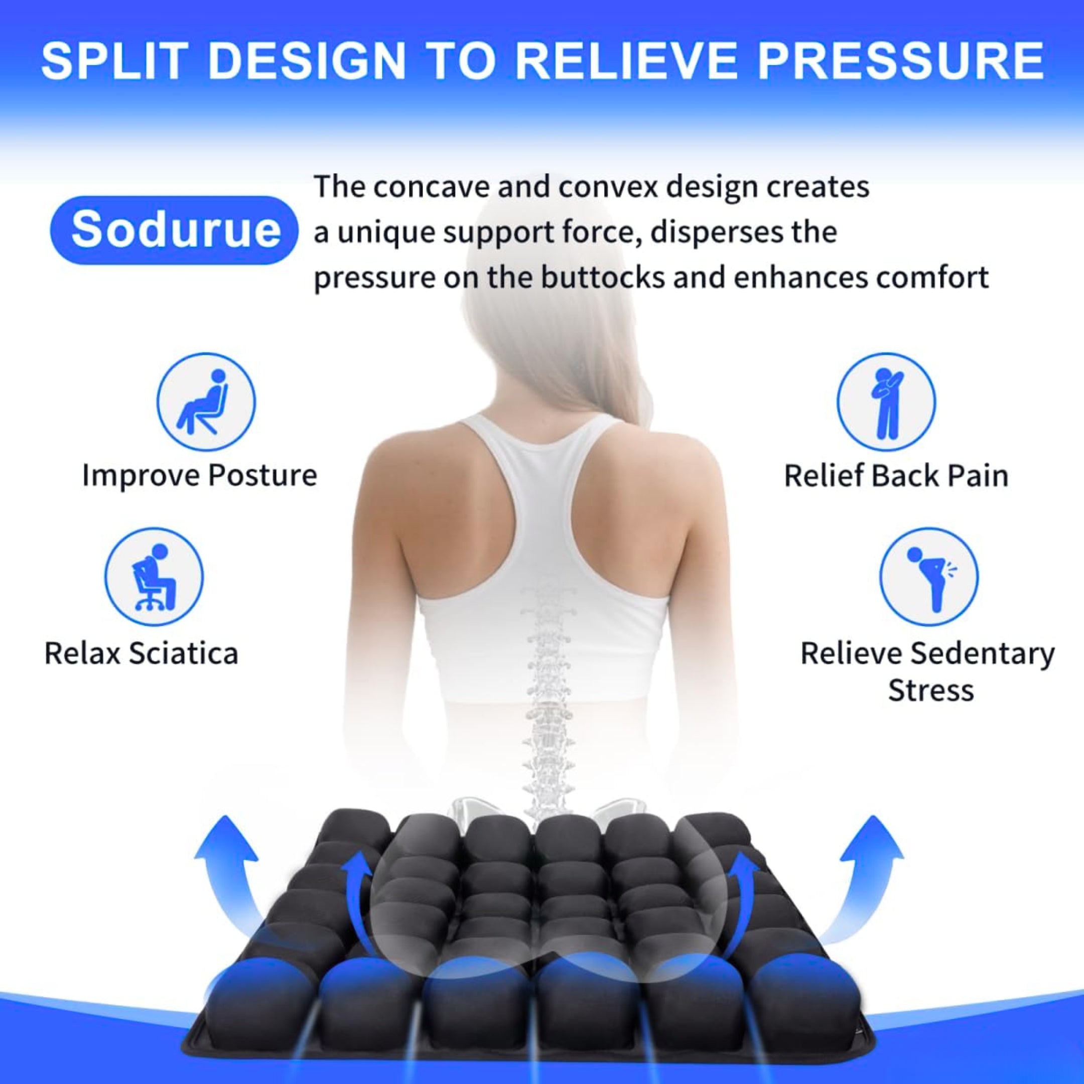 Loft & Aura™ Air Bag Inflatable Travel Cushion