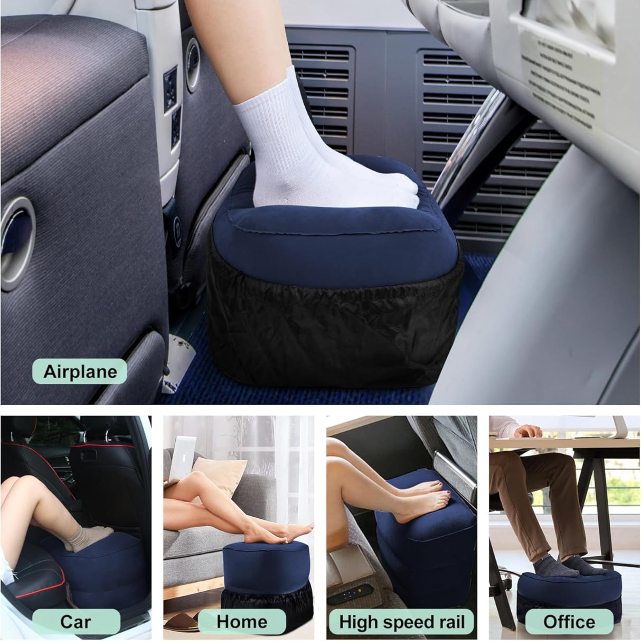 Loft & Aura™ Inflatable Foot Rest Pillow