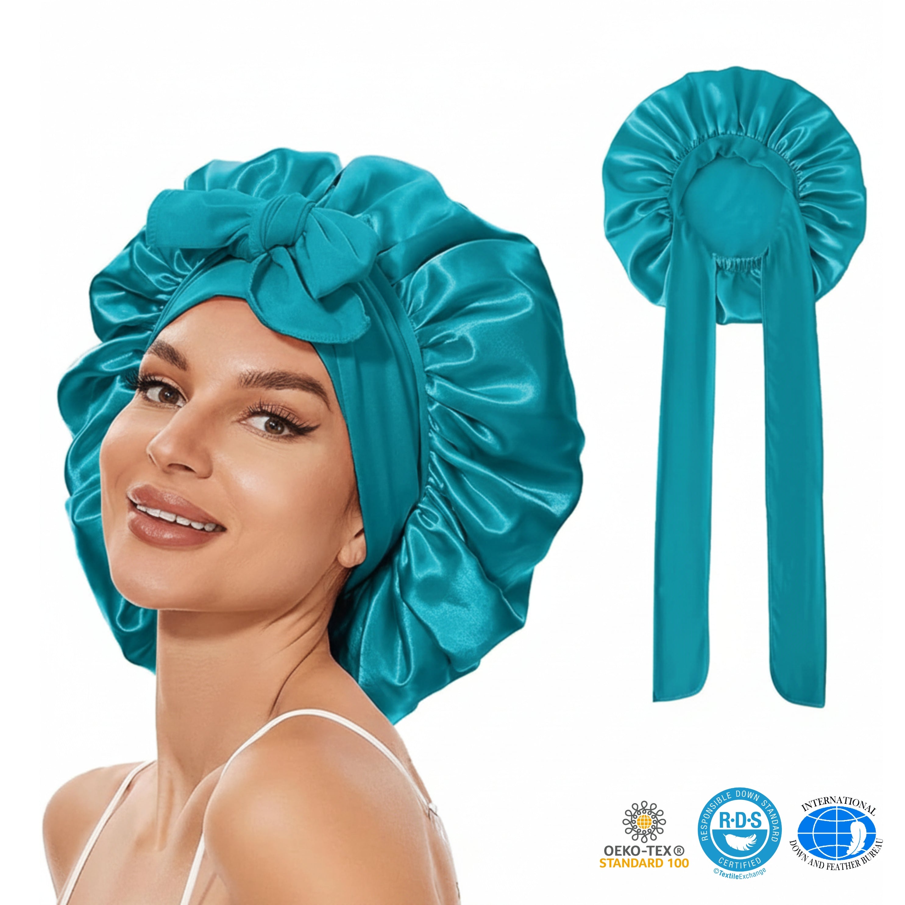 Loft & Aura™ Satin Silk Sleep Bonnet