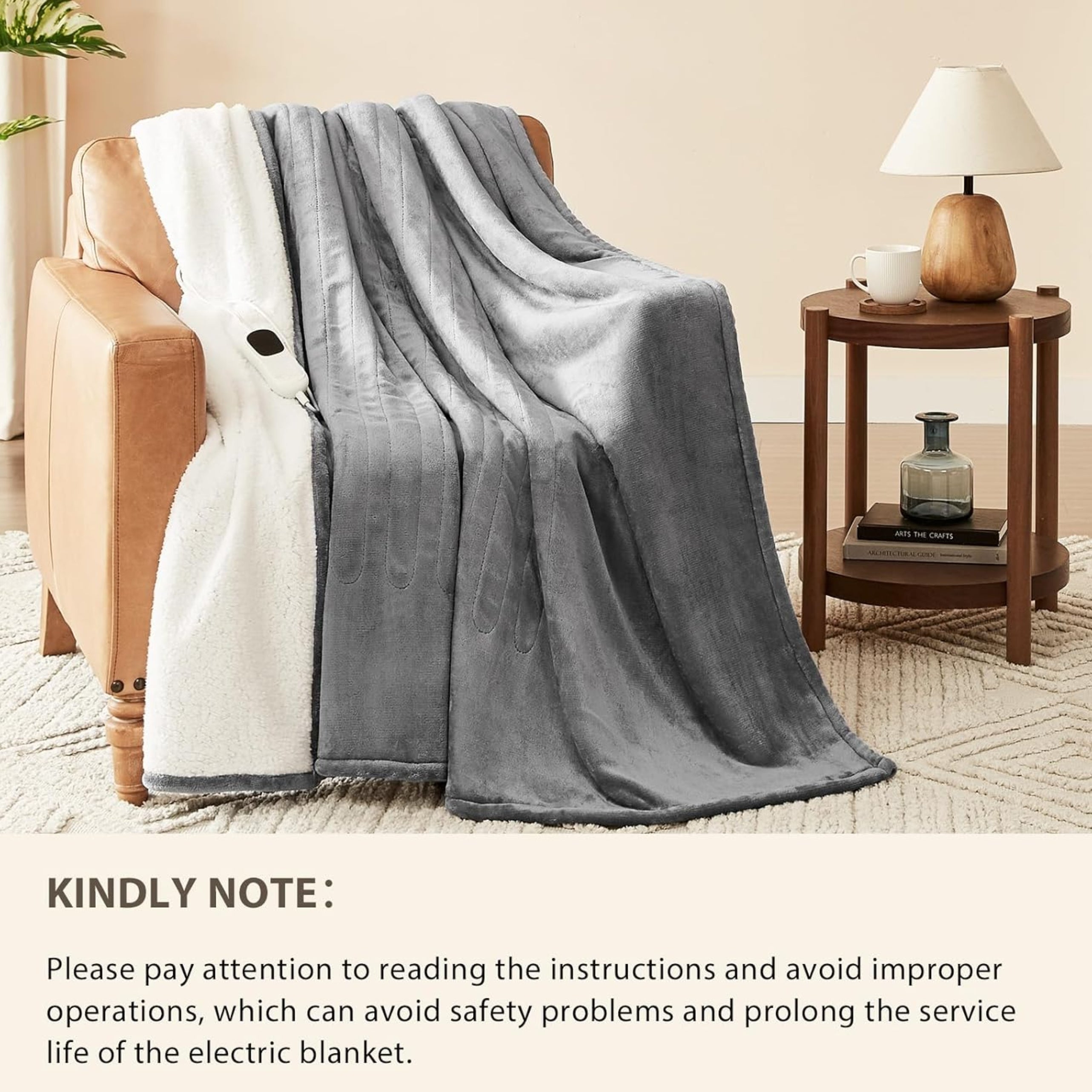 Loft & Aura™ Heated Blanket