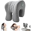 Headrest Office Chair Neck Pillow Ergonomic Memory Foam Desk Pillow for Napping, Headrest Attachment for Office Chair,Neck Support Pillow Chair for Car, Office, Gaming