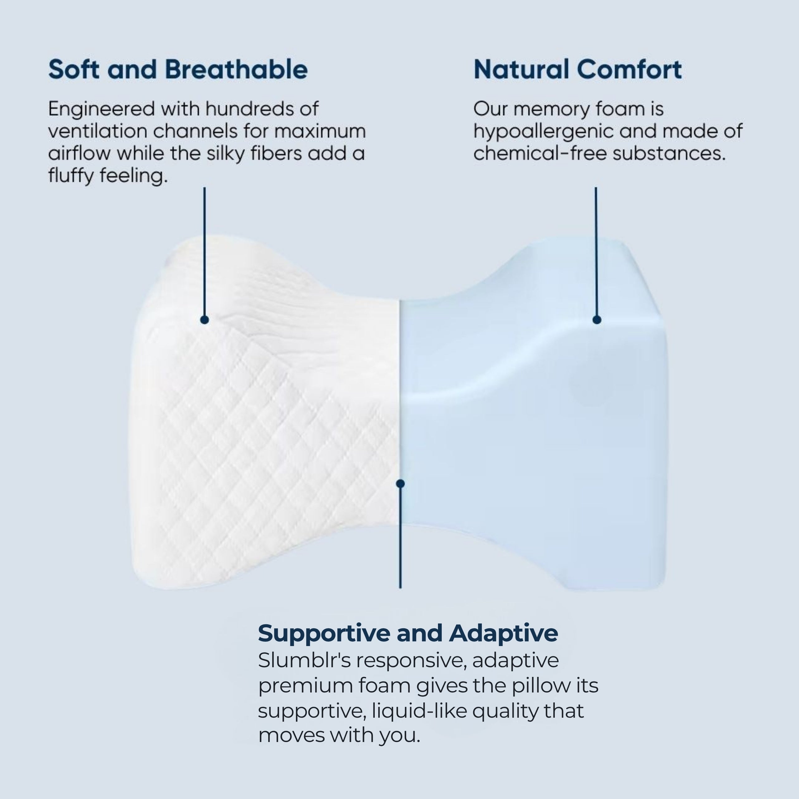 Loft & Aura™ Knee Pillow