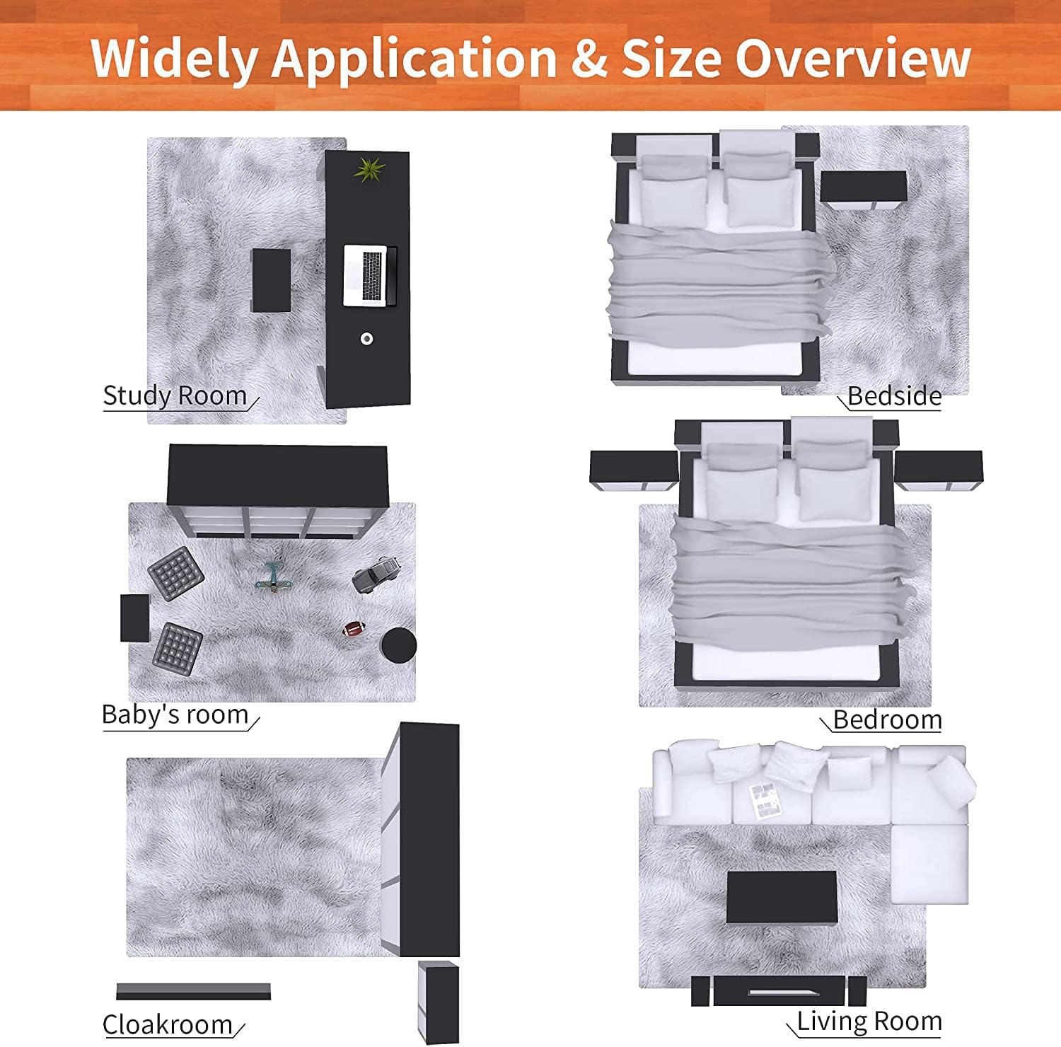 Loft & Aura™ Soft Velvet Tie Dye Carpet