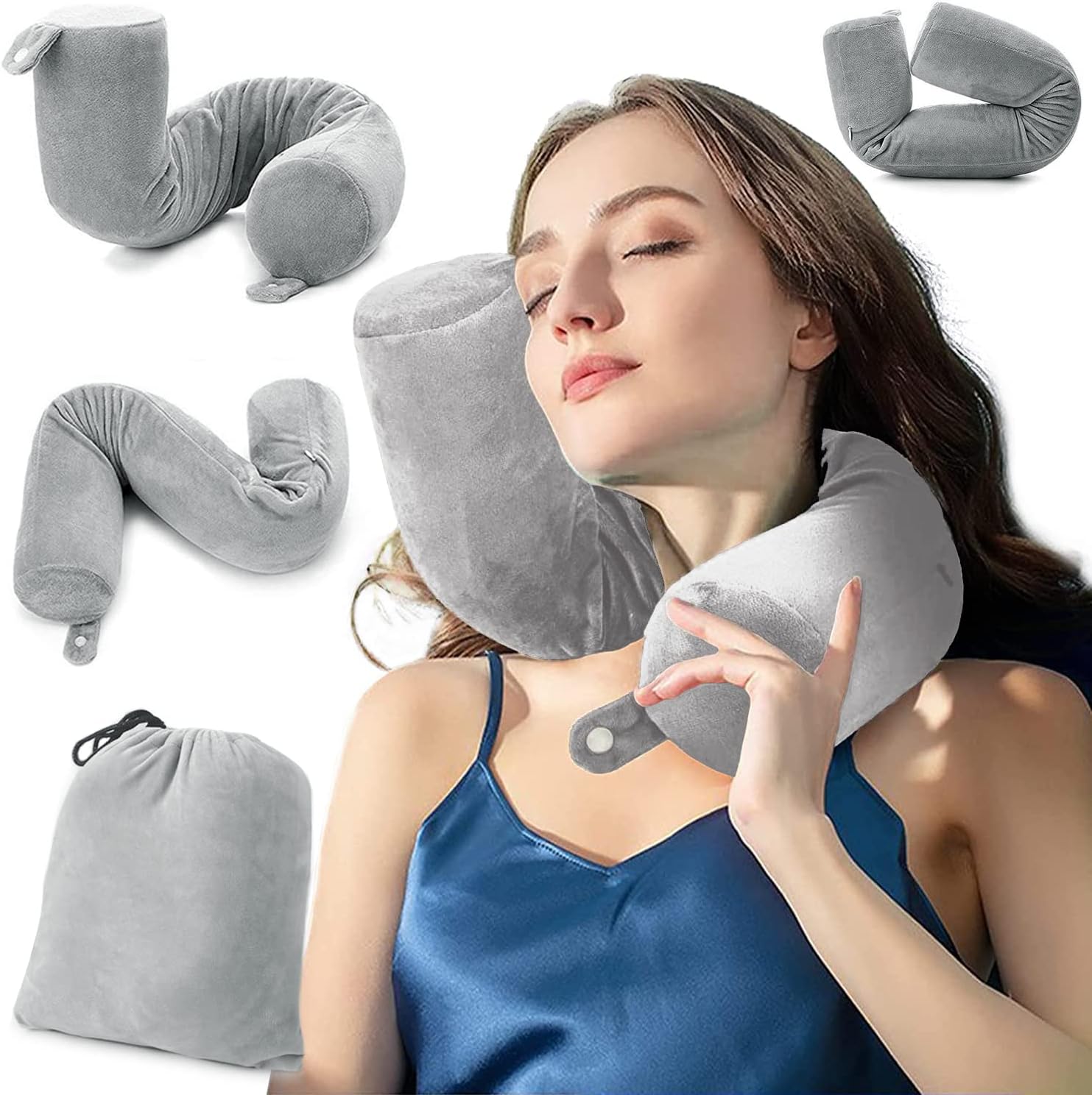 Loft & Aura™ Bendable U-Shaped Travel Pillow