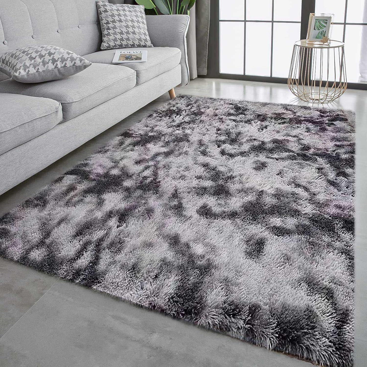 Loft & Aura™ Soft Velvet Tie Dye Carpet