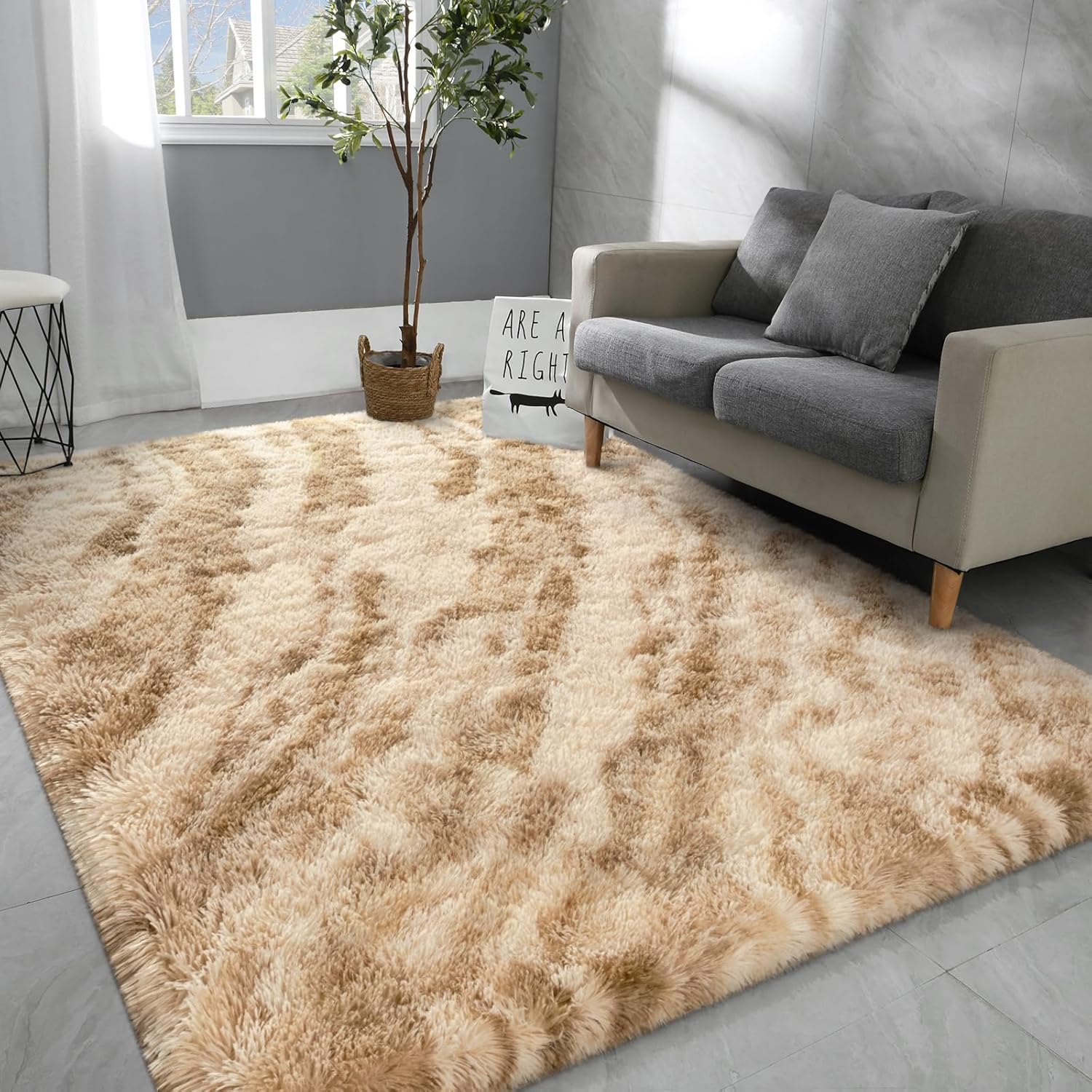 Loft & Aura™ Soft Velvet Tie Dye Carpet