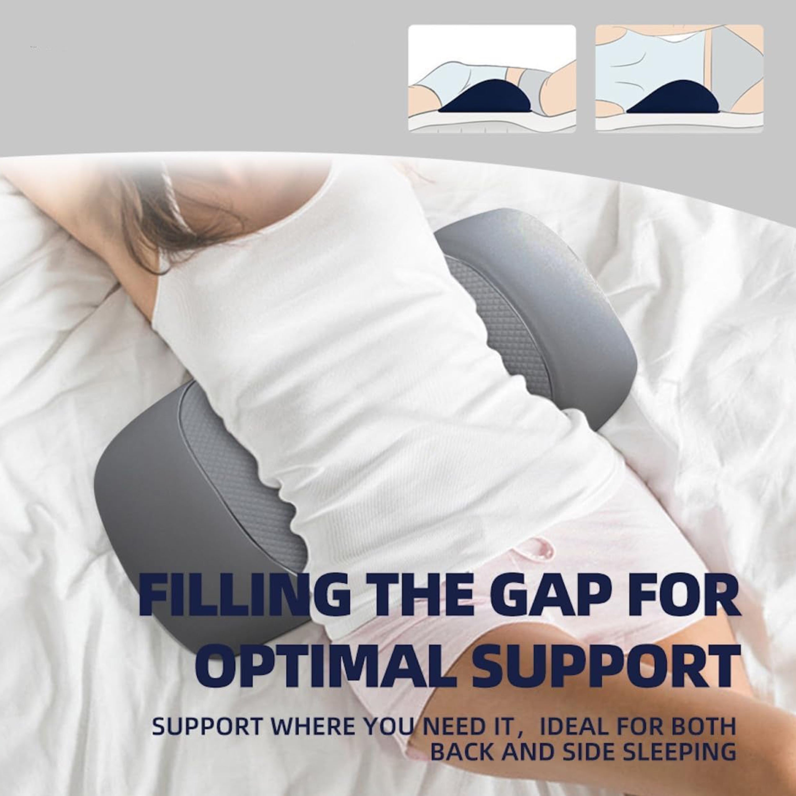 Loft & Aura™ Lumbar Memory Foam Support Cushion