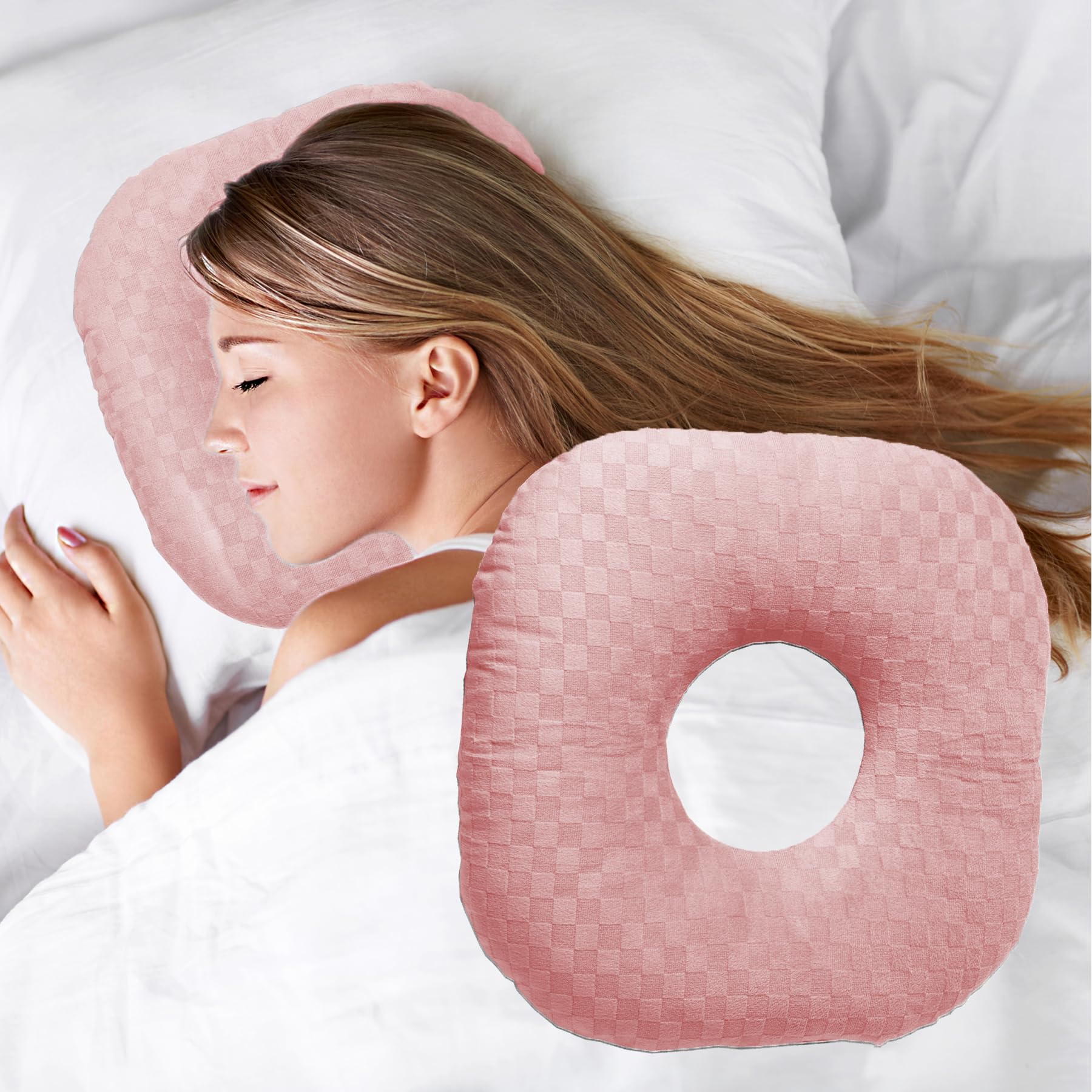 Loft & Aura™ Cotton Adjustable Ear Pillow - Square Shape