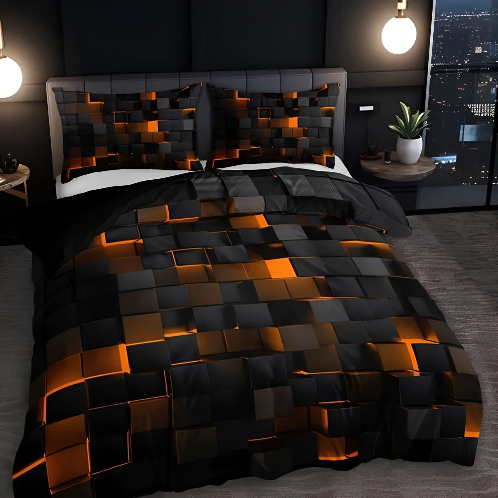Loft & Aura™ Modern Geometric Bedding Set