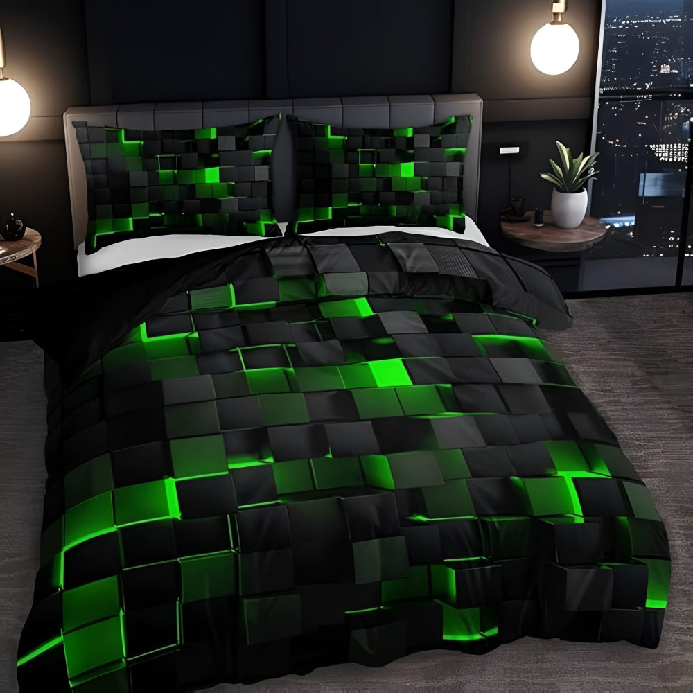 Loft & Aura™ Modern Geometric Bedding Set