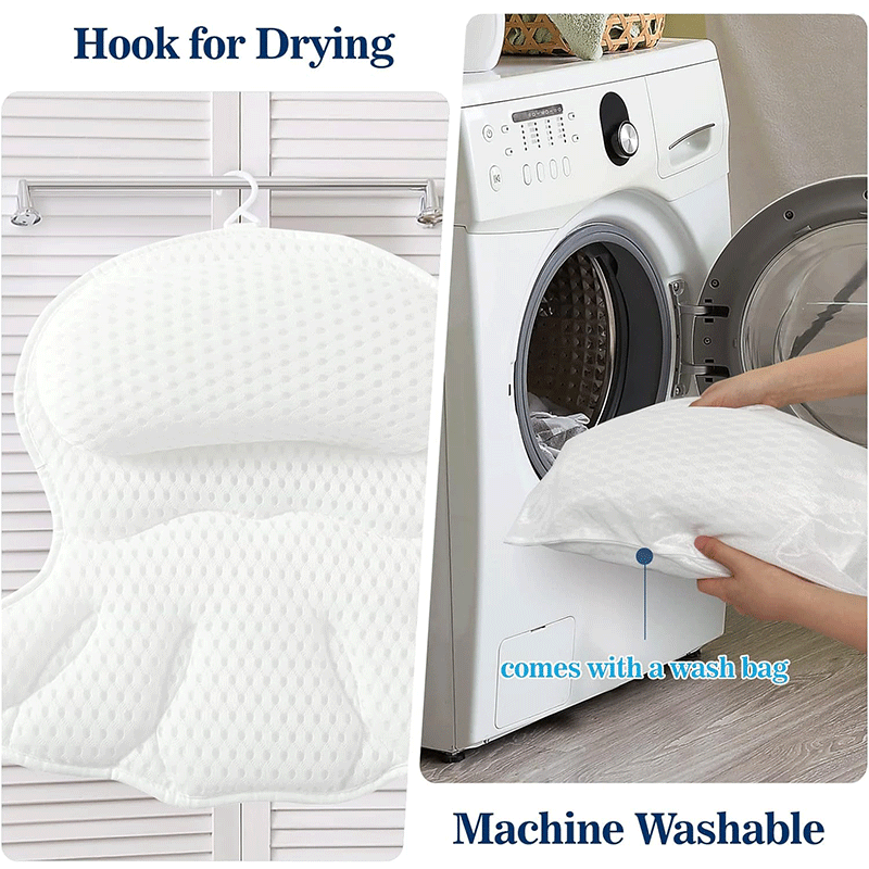 Loft & Aura™ Wave Pattern Bath Pillow