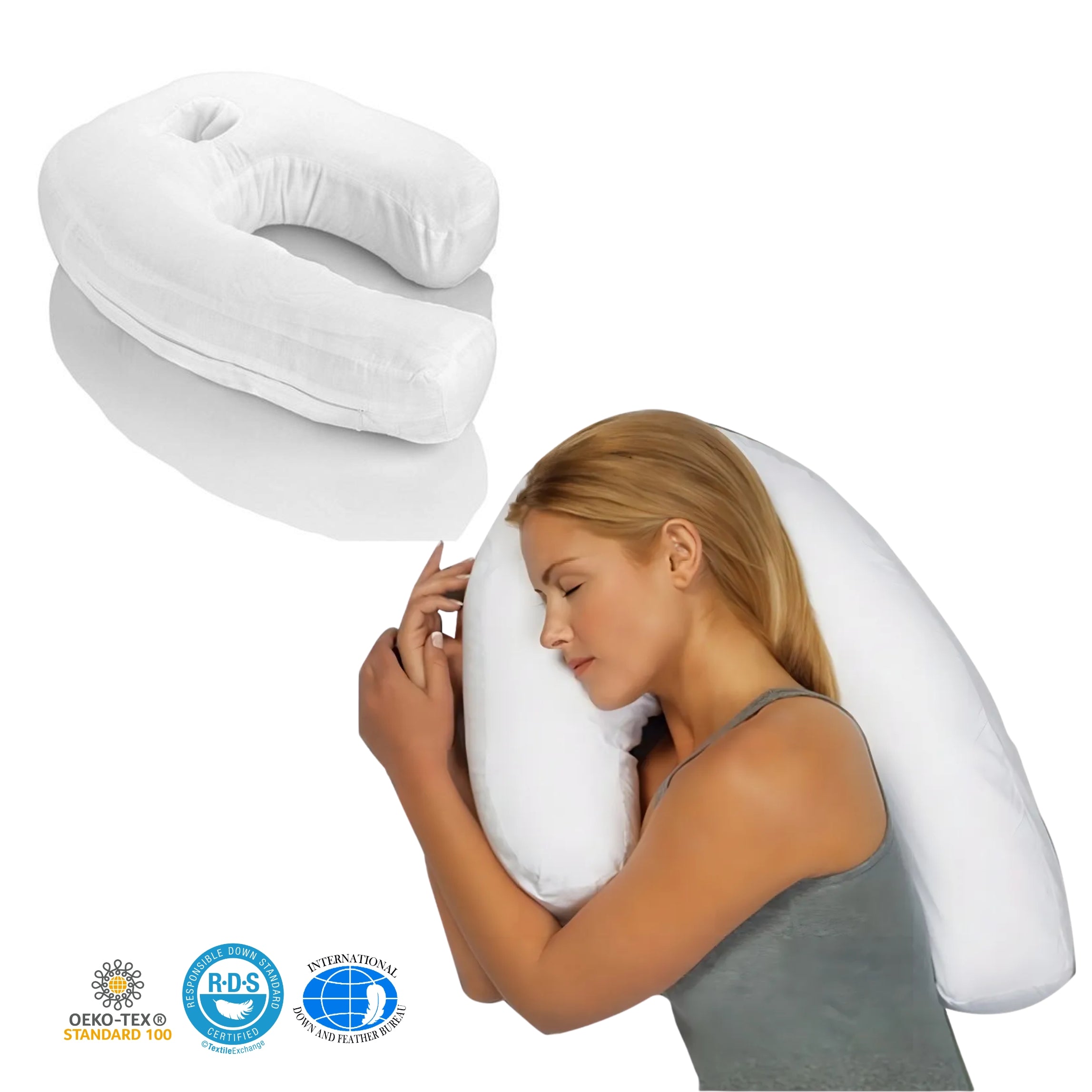 Loft & Aura™ U-Shape Contour Pillow