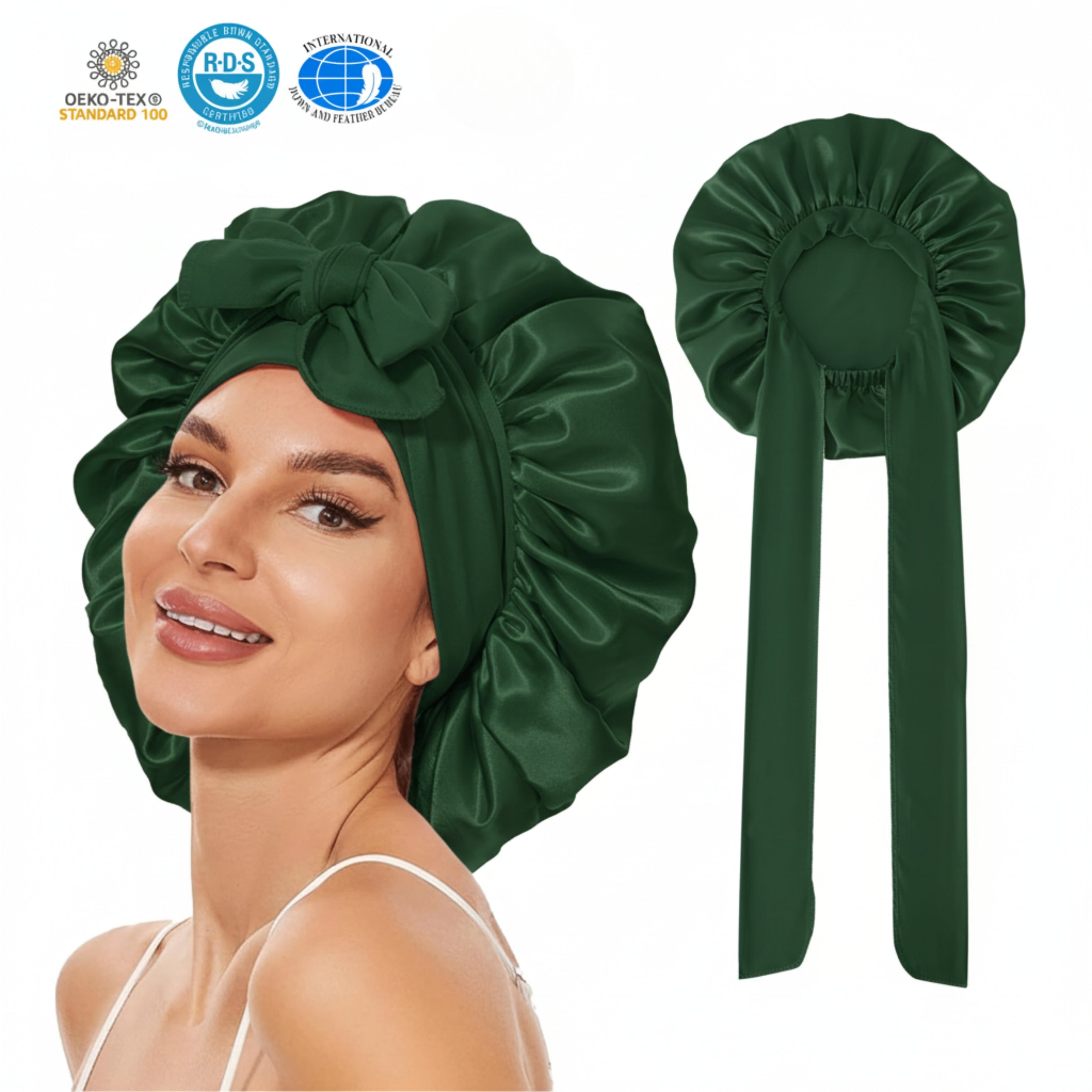 Loft & Aura™ Satin Silk Sleep Bonnet