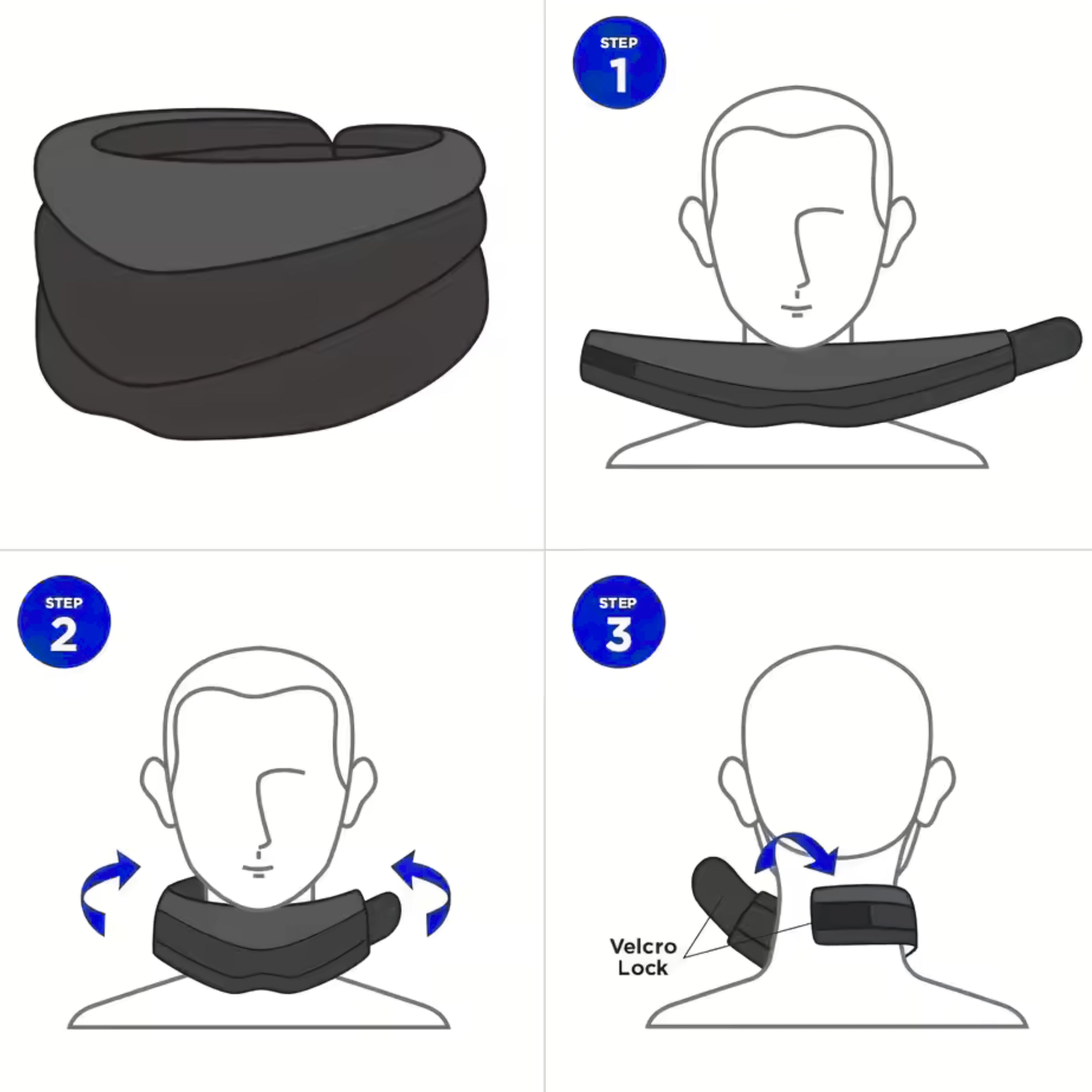 Loft & Aura™ Adjustable Neck Support for Snoring Relief
