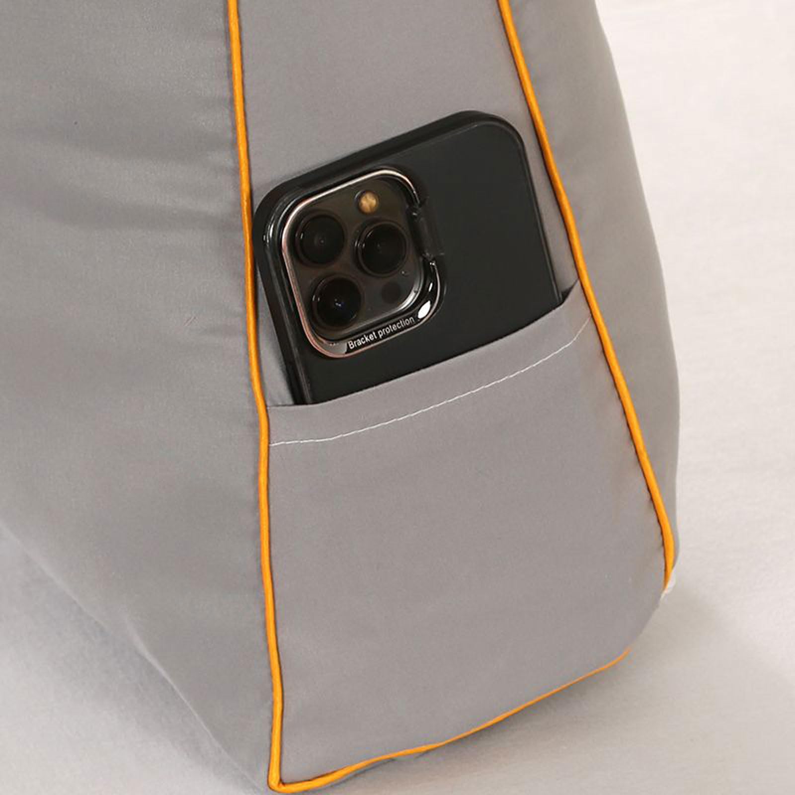 Loft & Aura™ Large Triangle Headboard Pillow – Wedge Cushion for Bed or Sofa