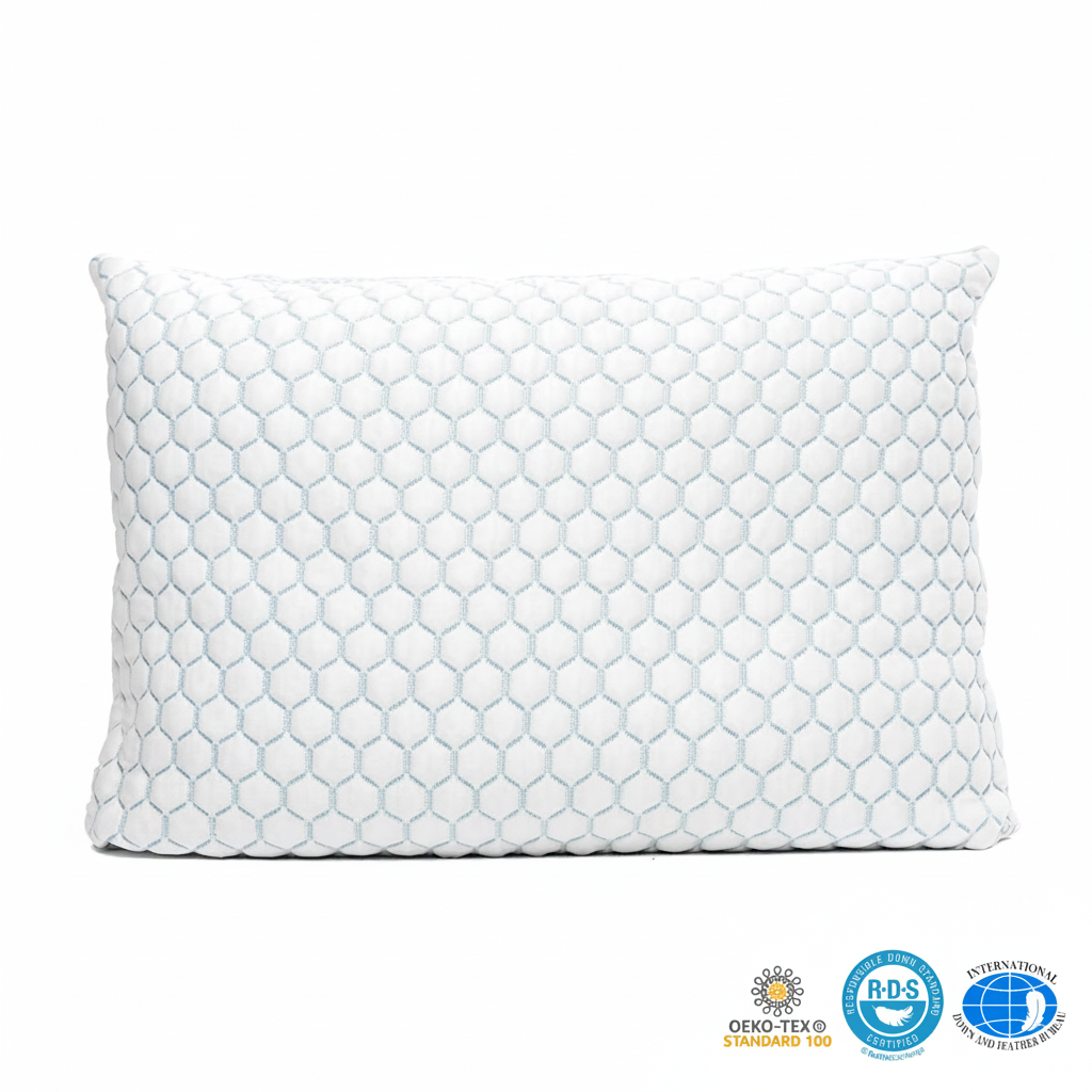 Loft & Aura™ Cooling Shredded Memory Foam Pillow for Adjustable Comfort