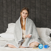 Loft & Aura™ Weighted Heating Blanket for Soothing Comfort